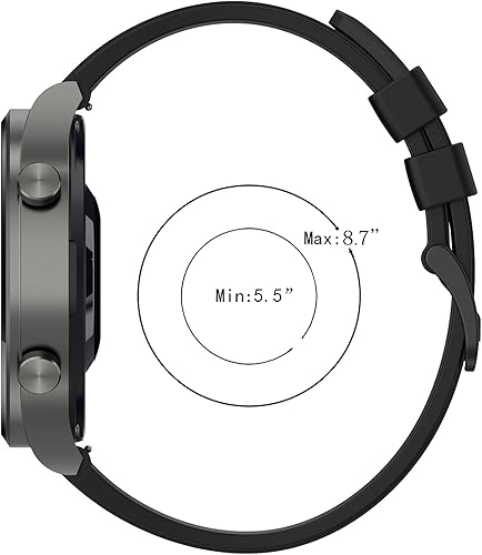 Miniatura 6 de IOTUP Correa de reloj inteligente de 0.866in para Huawei GT 2 Pro correas de muñeca de silicona para Xiaomi GTR de 1.850in GTR2 2e pulsera