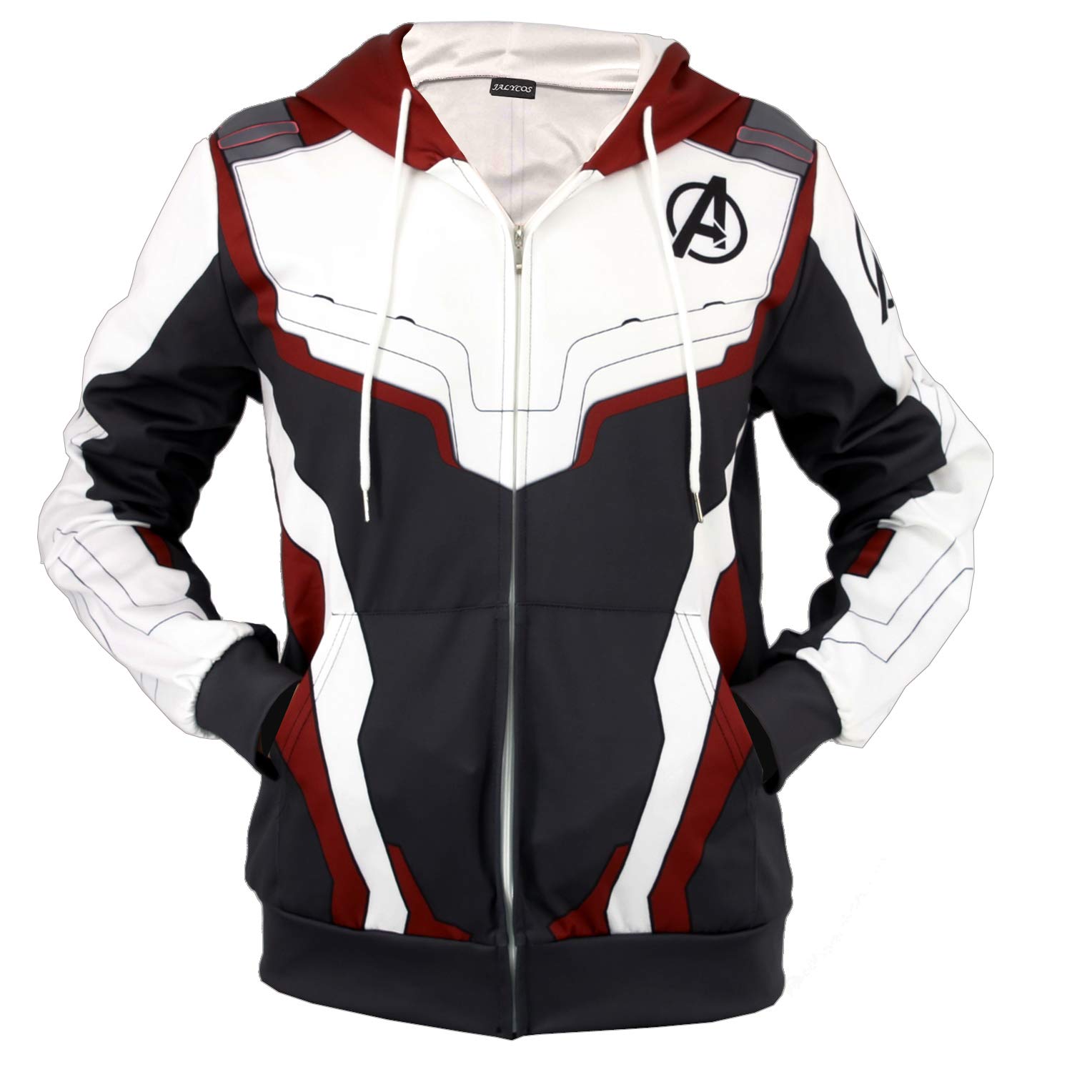 Superhero Hoodie,Halloween Cosplay Costume,3D Print Sweatshirt Jacket for Audlt,Zipper Hoodie