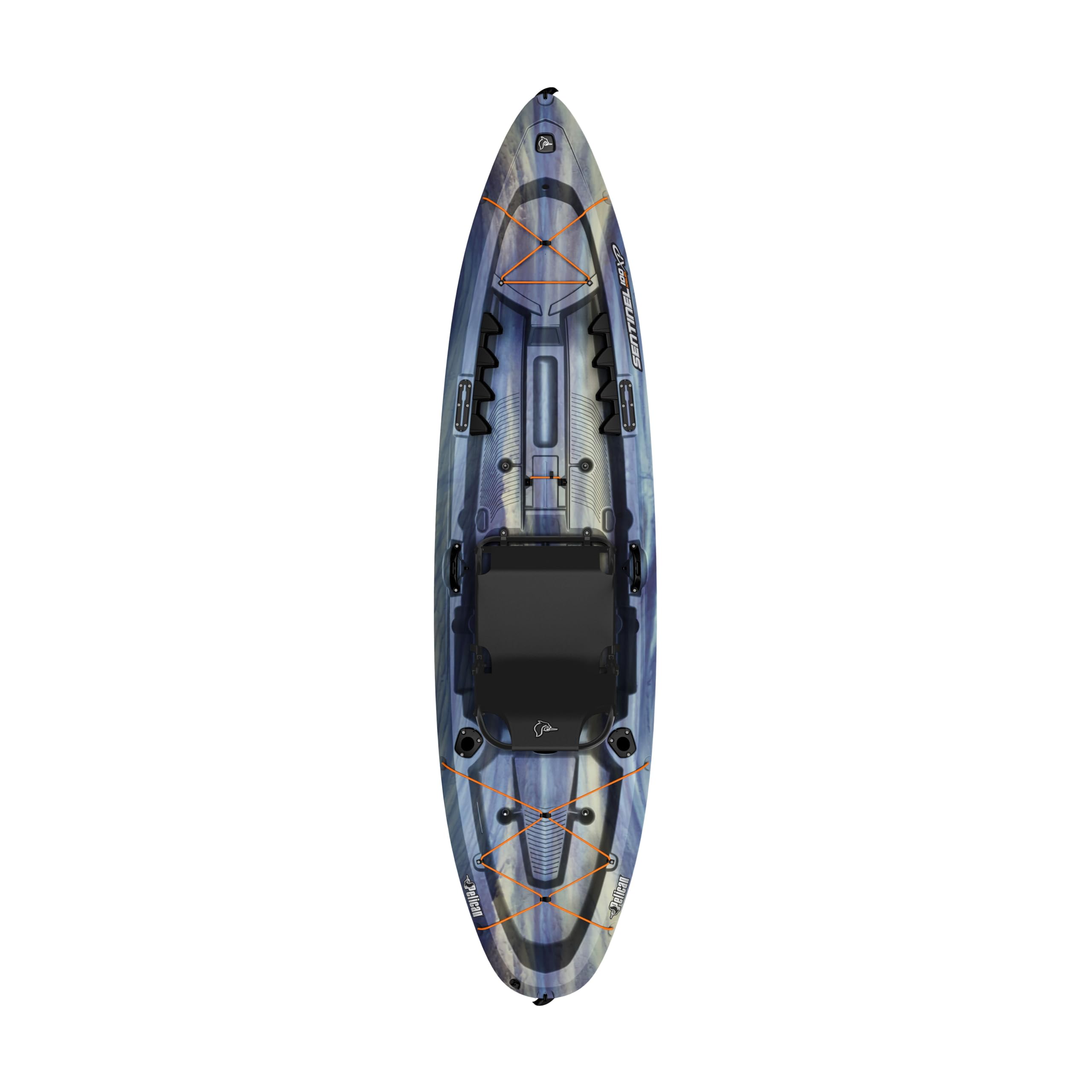 Pelican Sentinel 100X Angler - Sit-on-Top Fishing Kayak - Removable Storage Compartment - 9.6 ft