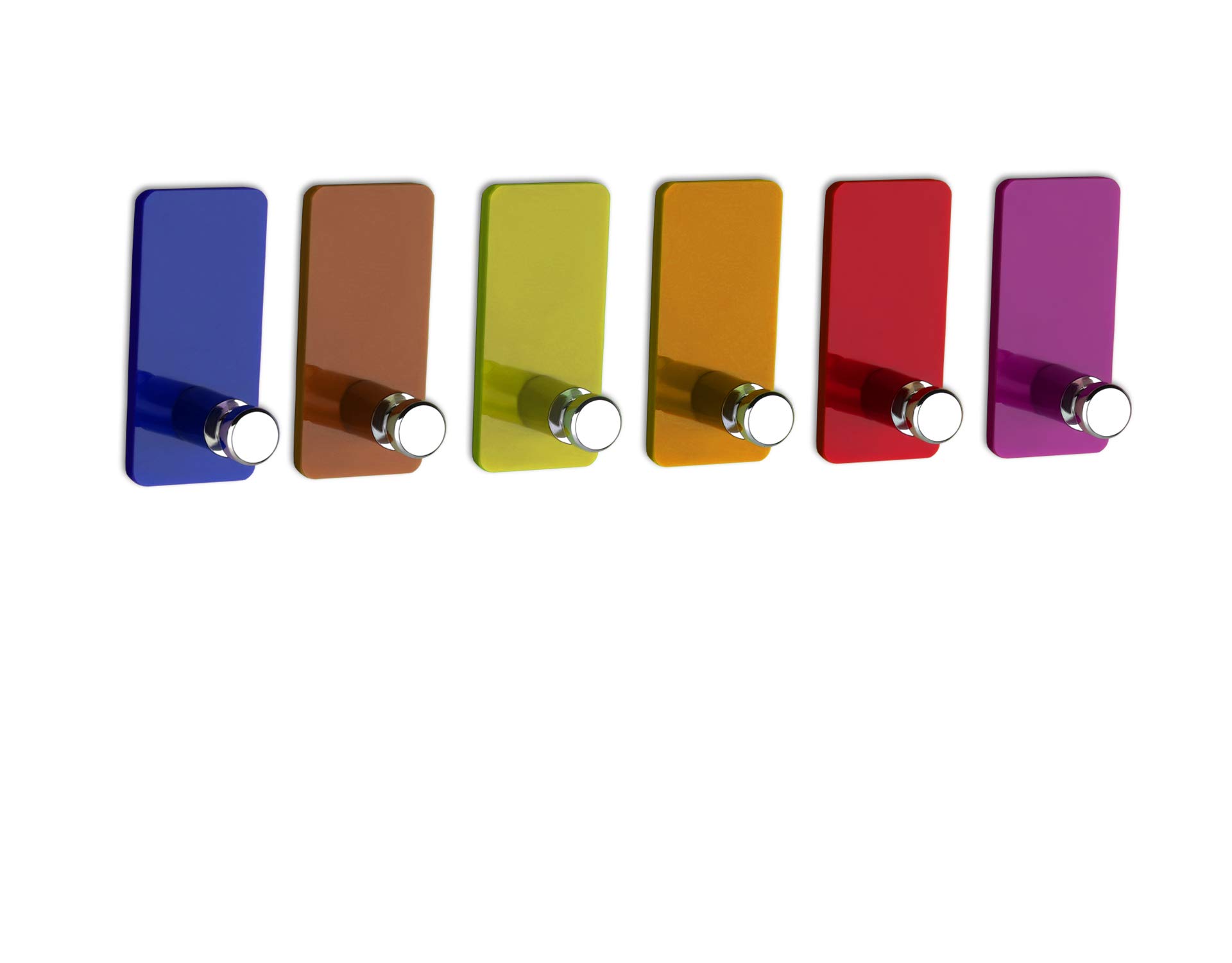 Zenovia Acrylic Key Holders - Adhesive Wall Hooks -17