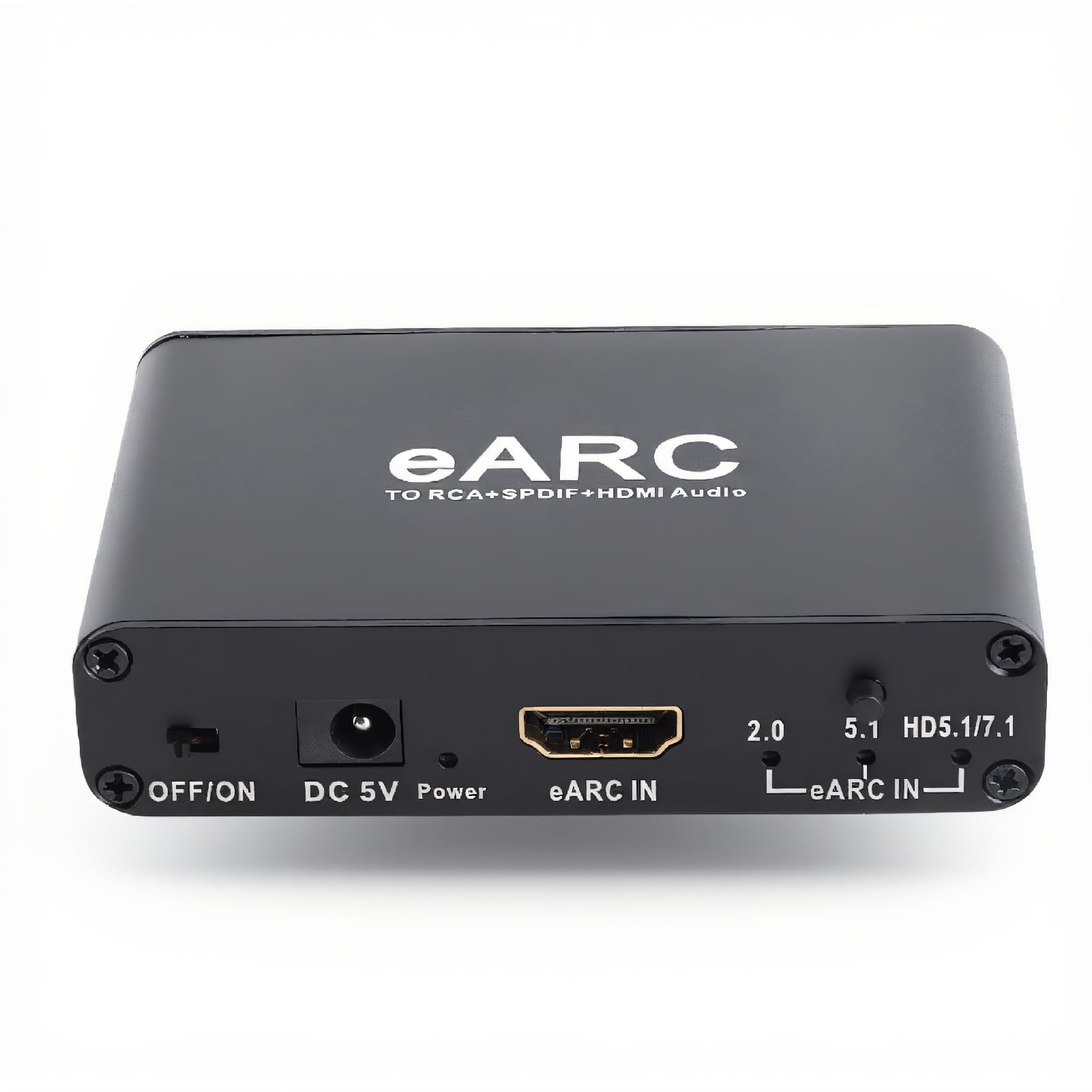 Extractor de Sonido EARC ARC, Adaptador HDMI ARC, Extractor de Audio ARC, Convertidor de Audio óptico SPDIF Coaxial a Estéreo, Convertidor de Audio Estéreo HDMI ARC a