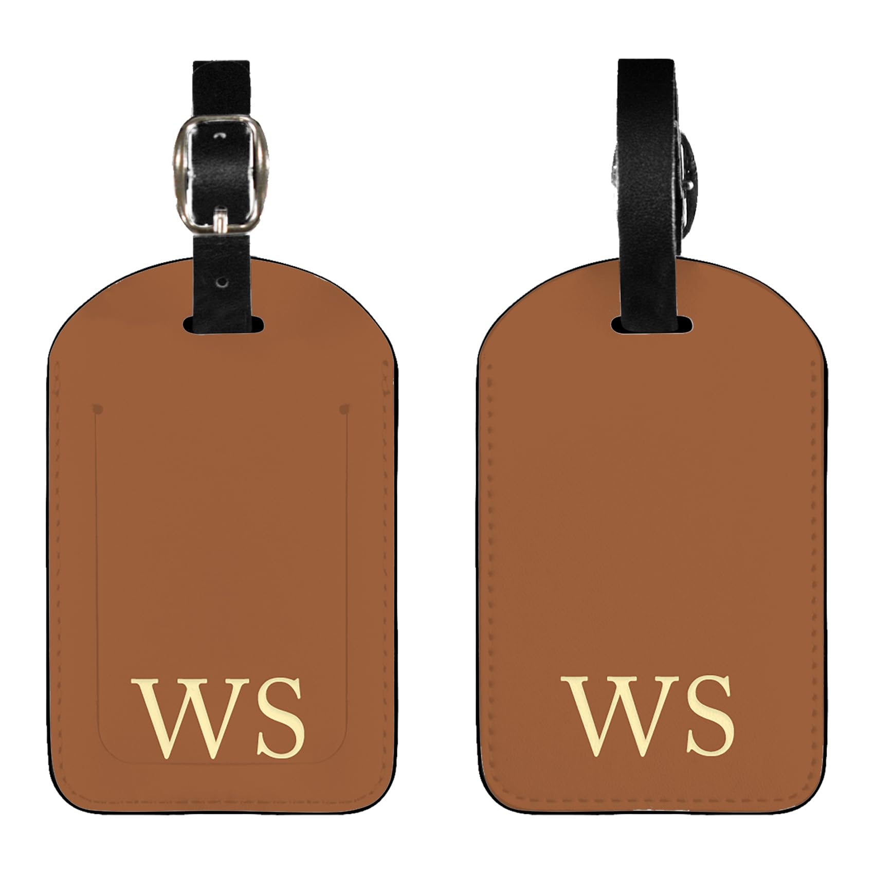Etiqueta de equipaje de cuero personalizada con iniciales personalizadas para maletas, protección de privacidad, etiquetas de viaje, etiquetas de identificación para mujeres, hombres, crucero