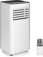 Vista 1 de KOTEK Aire acondicionado portátil para habitación de hasta 250 pies cuadrados, unidad de CA 3 en 1 de 8000 BTU para dormitorio con deshumidificador