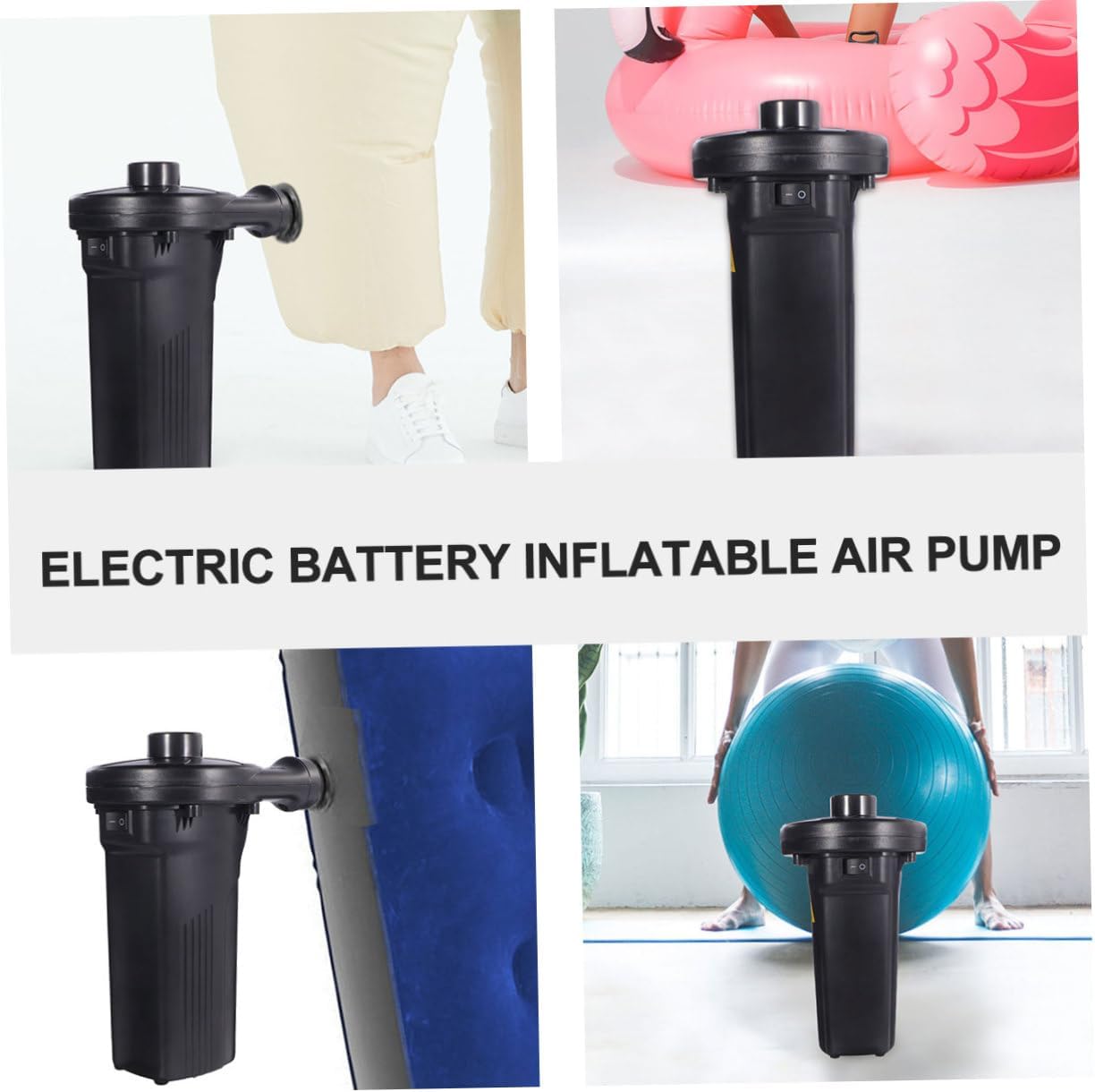 Portable Inflator Pump Car Air Pump with Lithium Battery for Camping Airbed Kayak Boat Fast Deflate