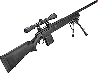 Vista 2 de Evike Airsoft - King Arms M700 Enforcer Modelo Gas Power Airsoft Rifle con muebles de madera real (modelo: 400+ FPS)