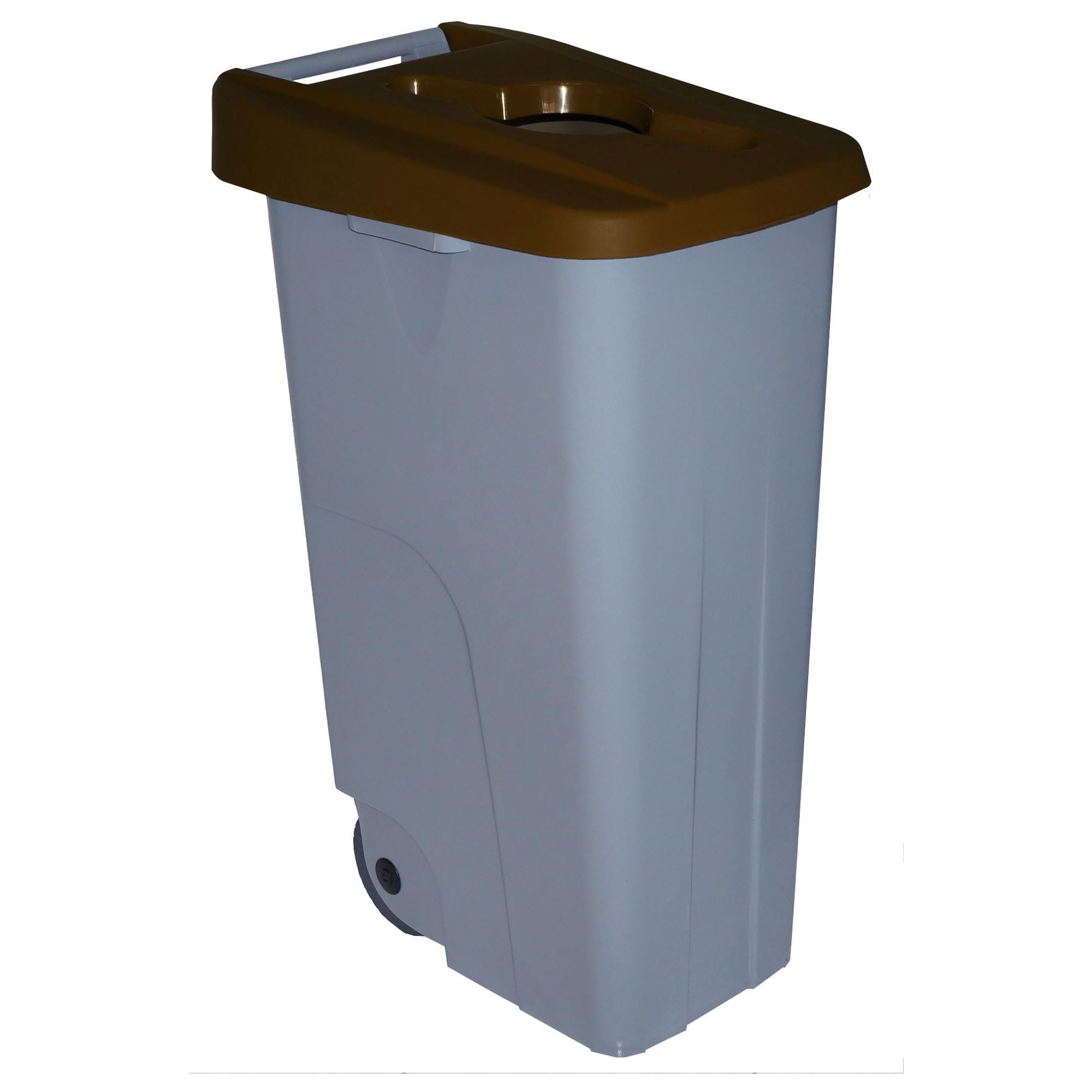 Denox 23250.839 pojemnik z recyklingu, 110 l, brązowy, polipropylen, wyjątkowy