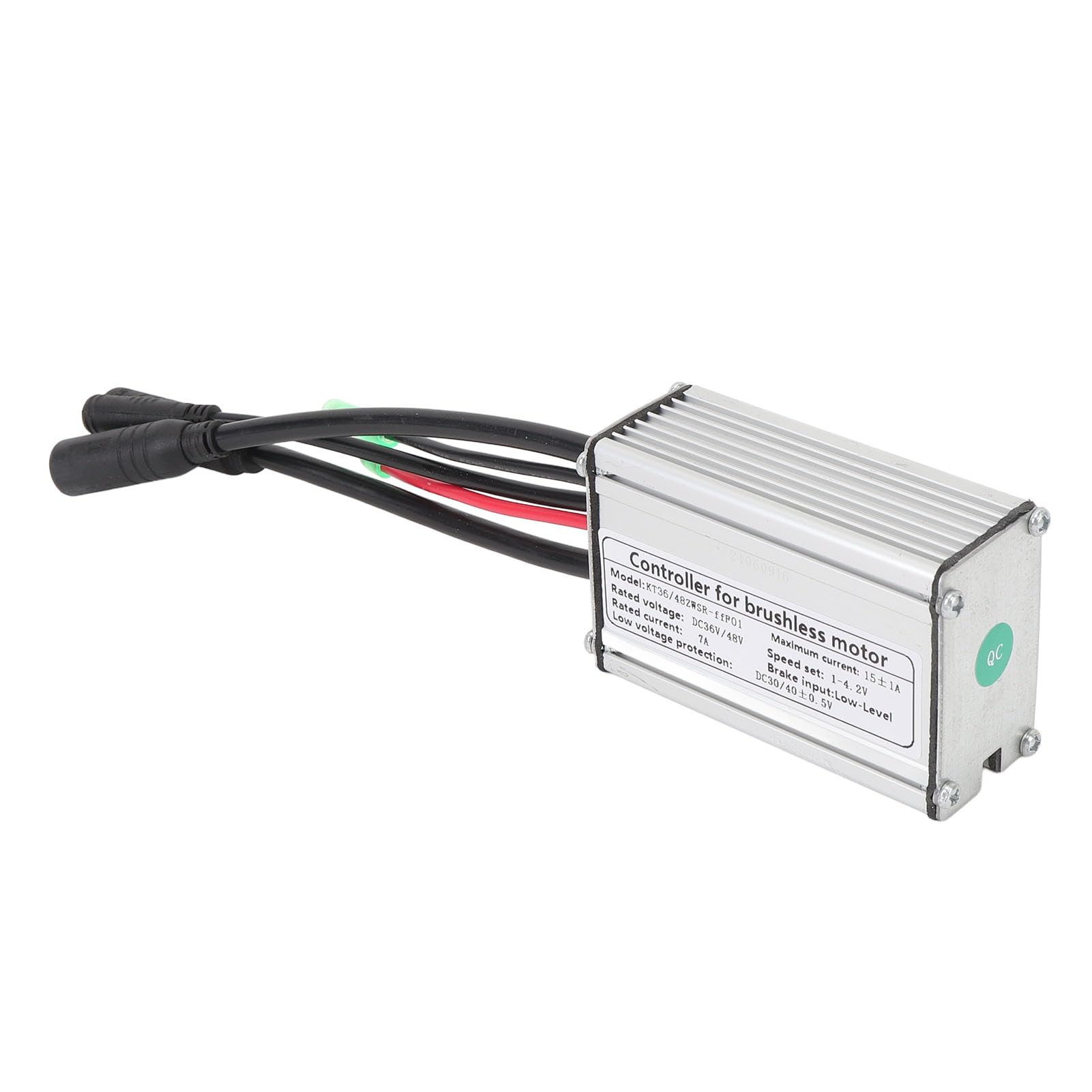 Kit de controlador para patinete eléctrico, controlador de motor resistente al agua de 15 A con medidor de pantalla LCD10H y acelerador de pulgar 130X para conversión a motor sin e