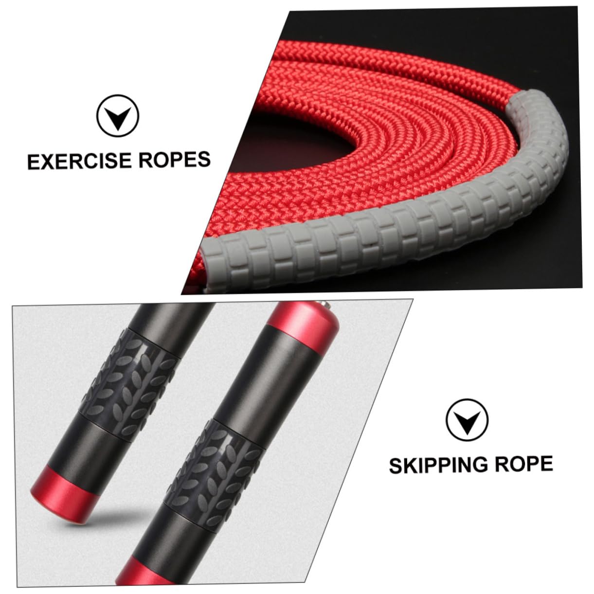 TOYANDONA Cuerda para Saltar Pesas de Herramienta de Entrenamiento de Fitness para Gimnasio Suministros de Ejercicio para Mejorar la Condición Física