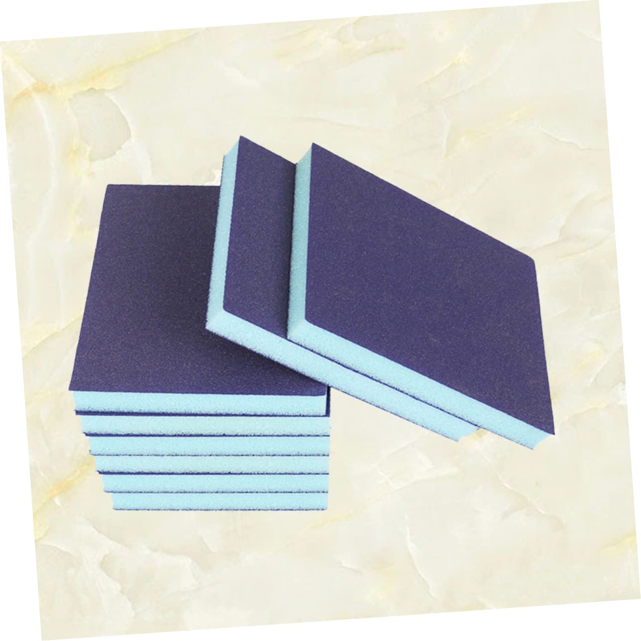 HOUDERCO 24Pcs Abrasive Sponge Block for Woodworking and Kitchen Cleaning Dual Sided Sanding Pads to Grit for Furniture Wall Floor and Use