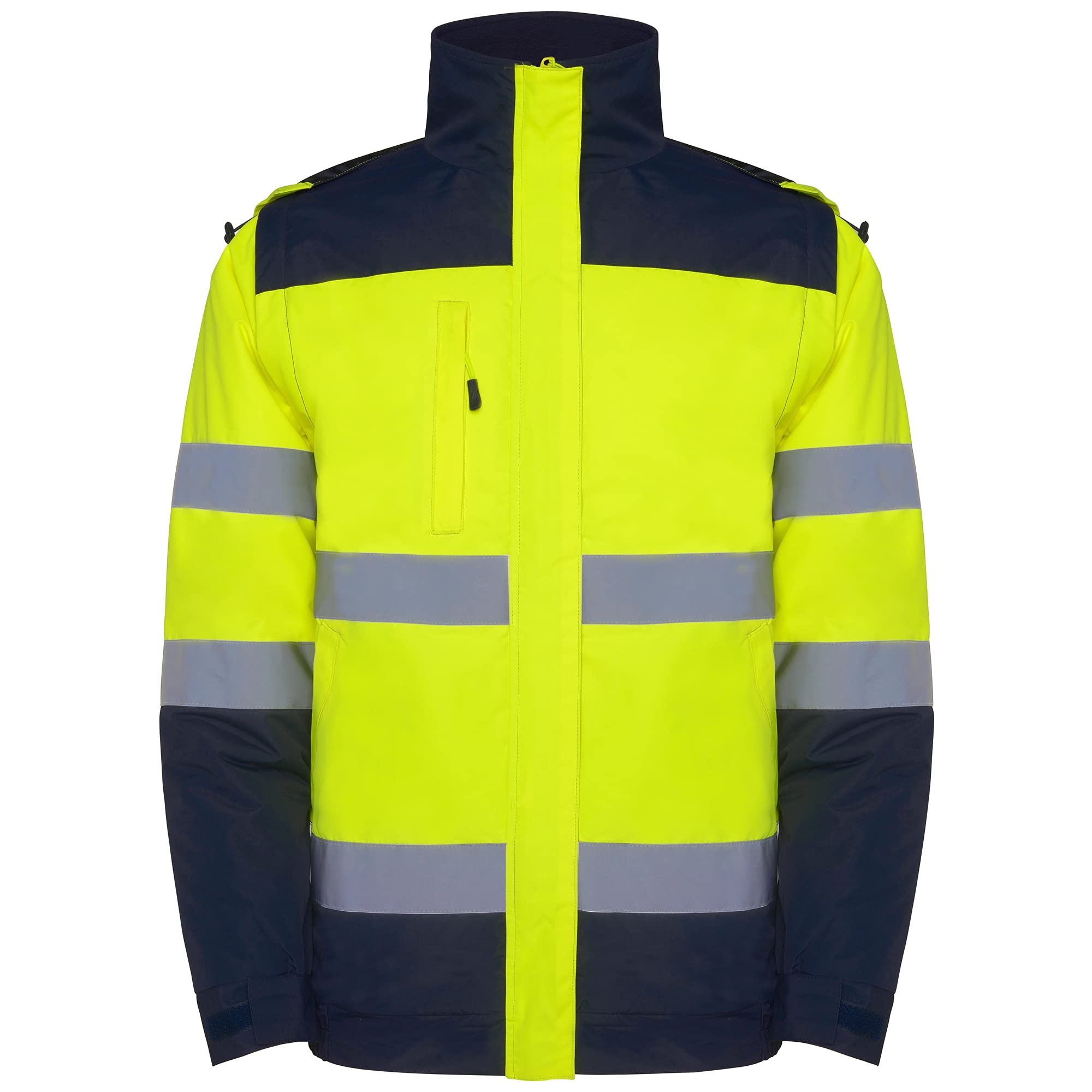 Roly Parka Epsylon Alta Visibilidad | Chaqueta Impermeable de Trabajo (Amarillo, L)