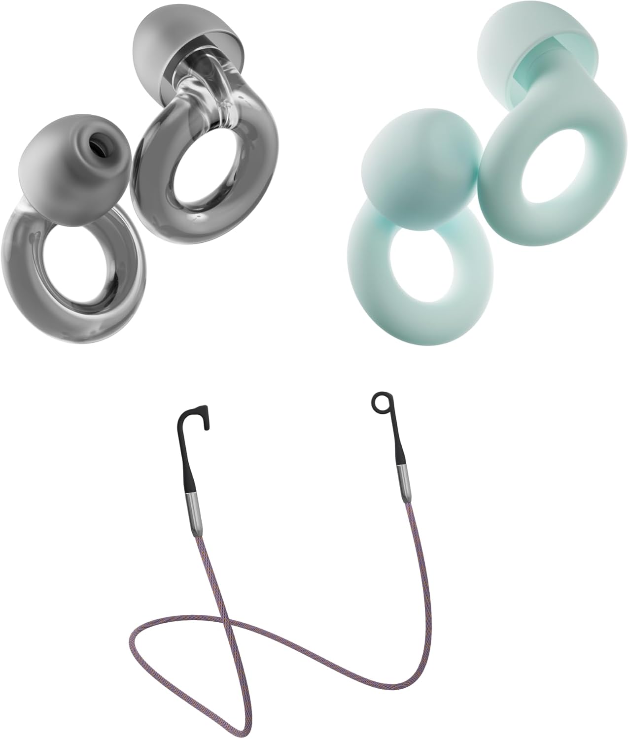 Loop Earplugs Everyday Link Bundle (2-Pack) | Engage 2 + Quiet 2 + Link | Reusable Ear Plugs for Sleep, Focus, Noise Sensitivity, Socializing & More | 16 dB/24 dB Noise Reduction