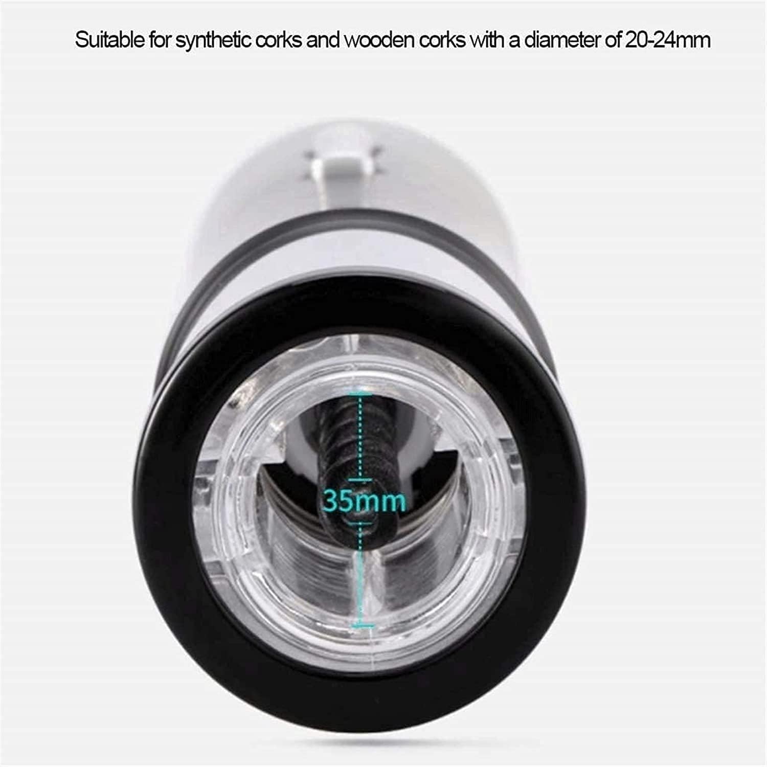 Electric Wine Bottle Opener kit Rechargeable Automatic Corkscrew contains Foil Cutter Vacuum Stopper and Wine Aerator Pourer with USB Charging Cable for Wine Lover Set