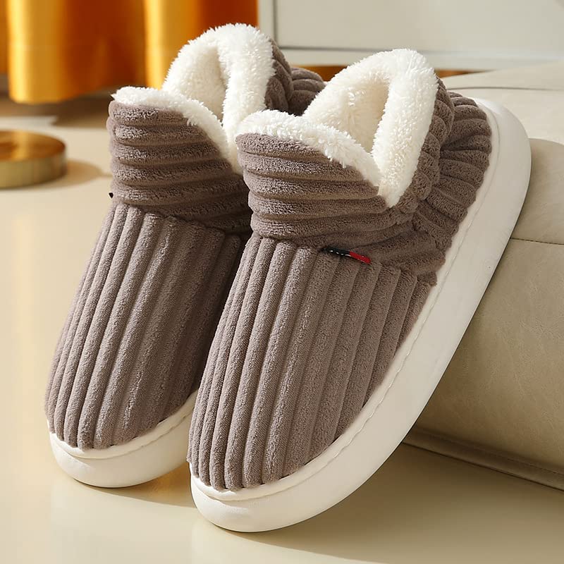 Pluffi Slipper Bootie Slippers for Women Outdoor Leisure Slippers Booties Winter Fuzzy Warm Thick-Soled Plush House Cloud Slides Men Women2