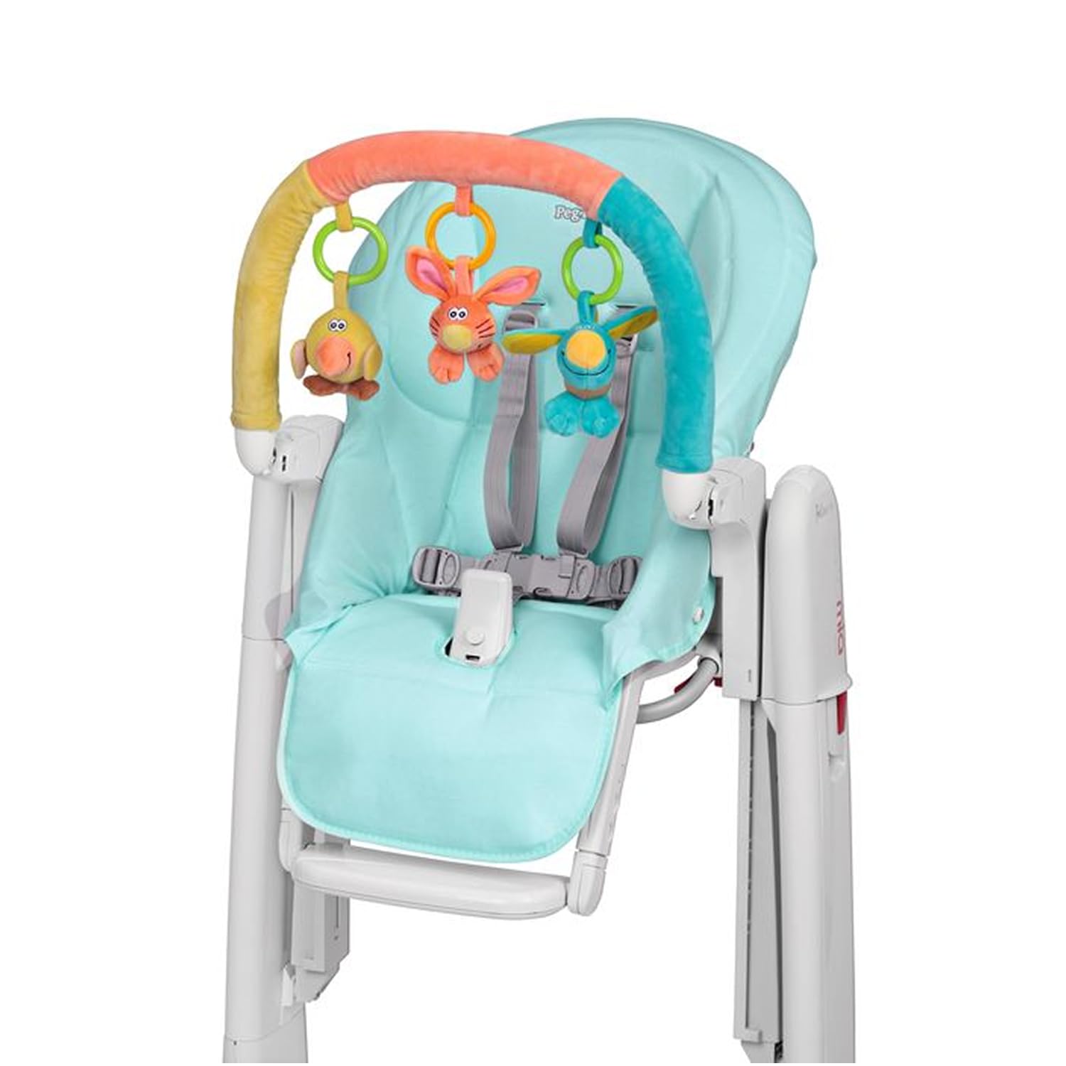 PEG Kit Tatamia - Rivestimento per Seduta + Centro Gioco - Compatibile con i Seggioloni Tatamia di Peg - Azzurro