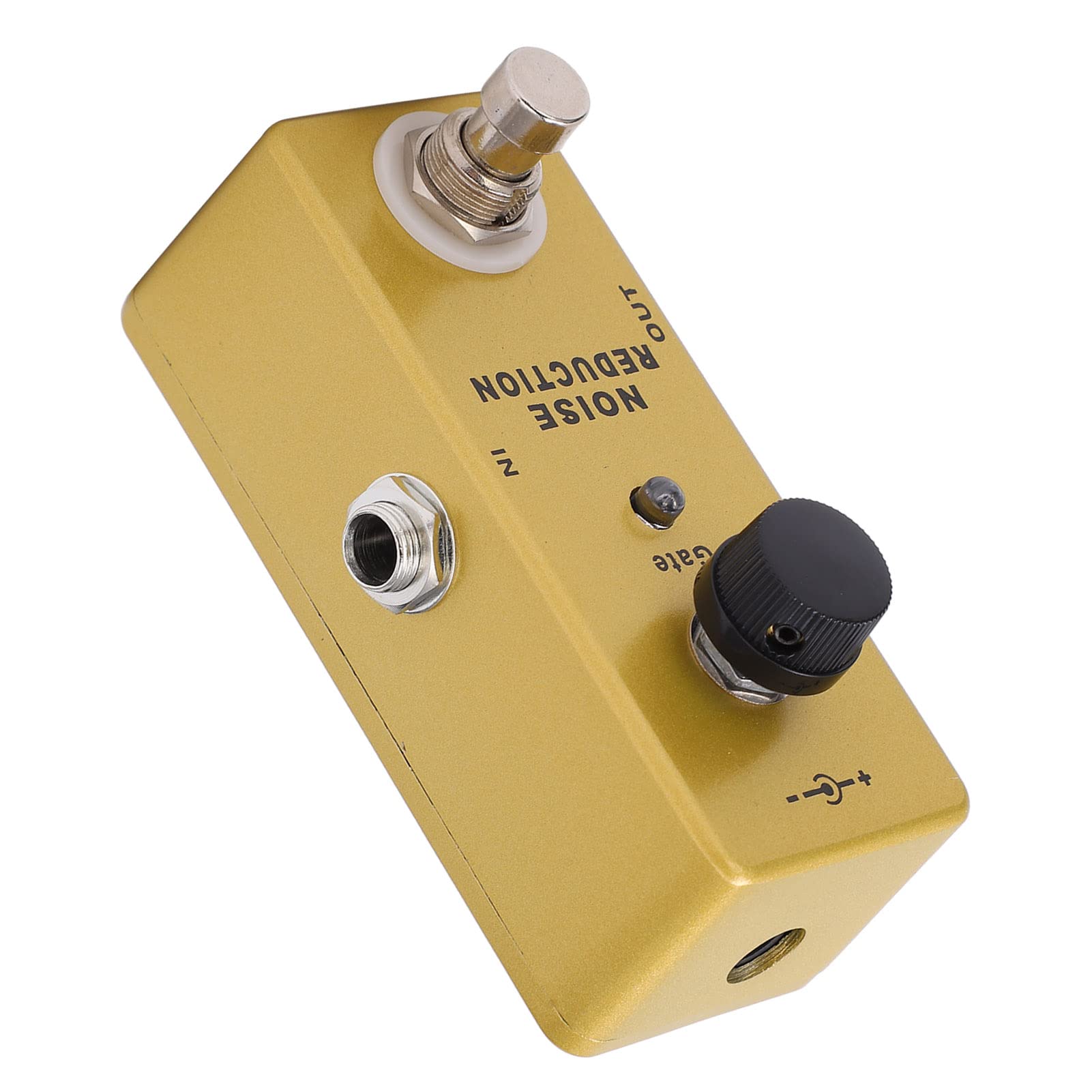 Efecto De Reducción De Ruido Carcasa De Efecto De Guitarra De Metal 26dB Pedal De Puerta De Ruido Supresor De Murmullo De Ruido Herramienta De Afinación De Guitarra Eléctrica Con Indicador LED