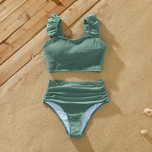 IFFEI Mommy and Me Family Matching Swimsuits Womens Bathing Suit Two Piece Bikini Sets4