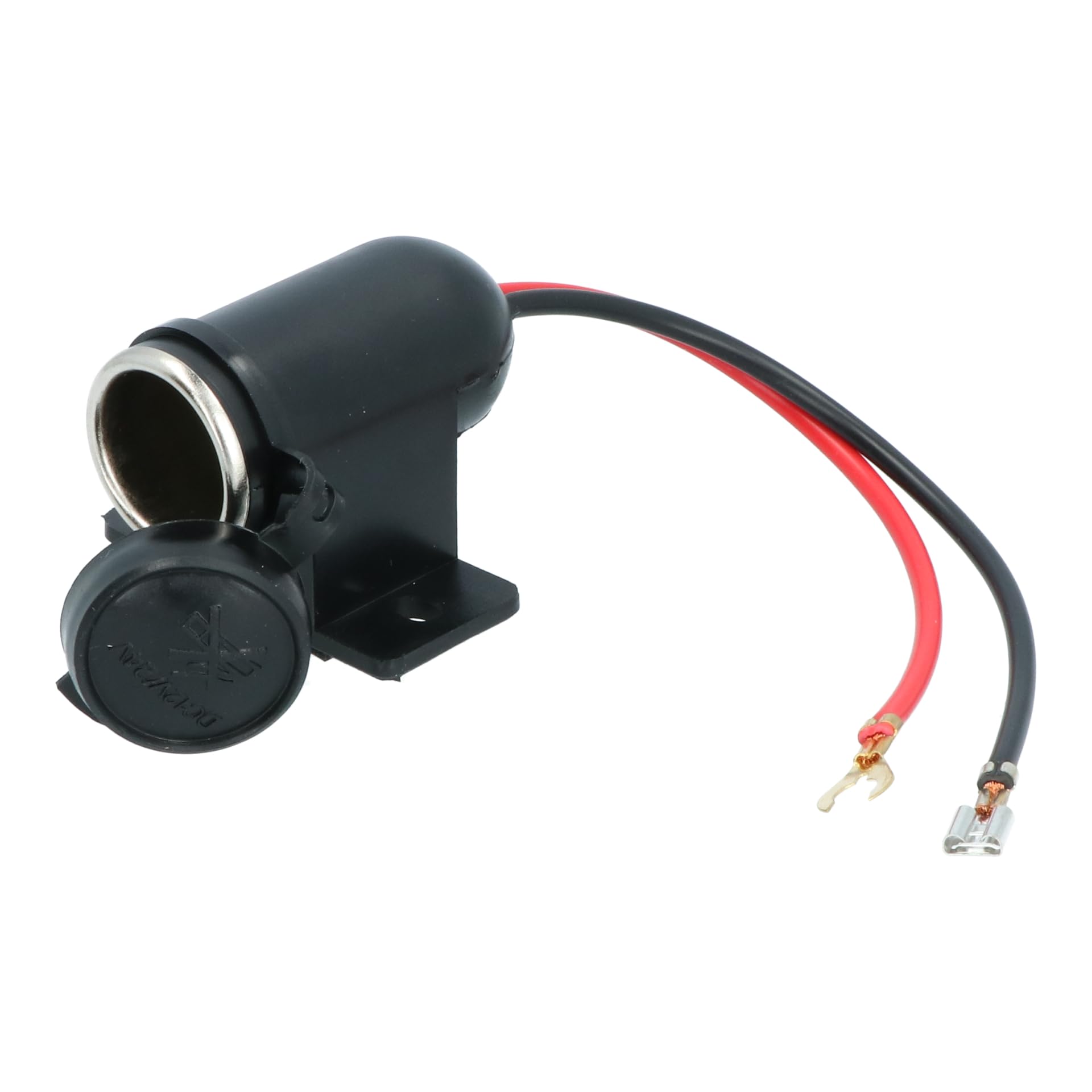 Carpoint Zigarettenanzünder-Steckdose Aufbau-Montage 12/24V, Schwarz