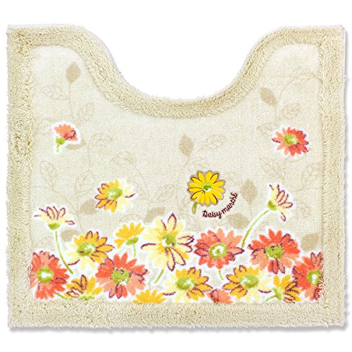 オカ トイレマット デイジーマルシェ 約55×60cm ベージュ