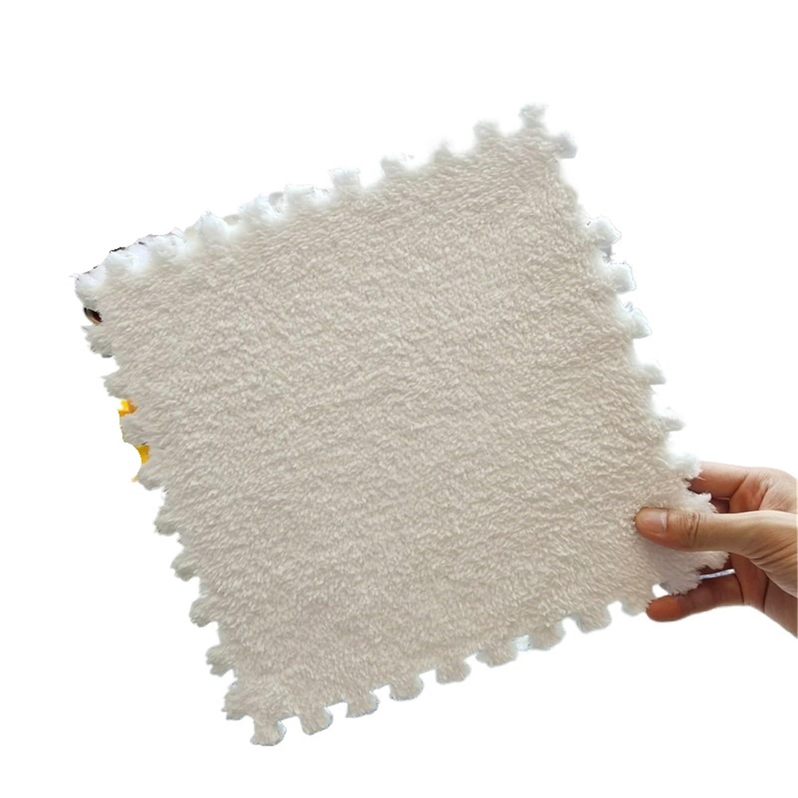 Pluszowa mata puzzlowa, Pluszowe puzzle Mata podłogowa z pianki EVA Płytki blokujące Wielokolorowy 1 cm 10/20 szt. 30x30 cm(Color 6,1cm-10pcs)