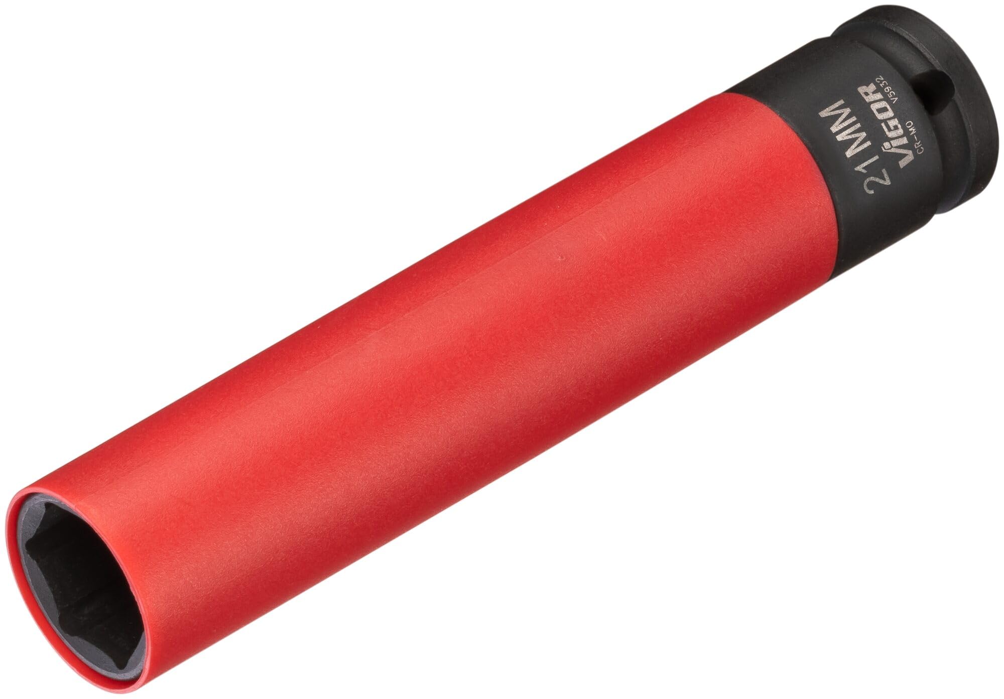 ViGOR - Set di chiavi ad impulsi extra lunghe 3 pezzi V5933/3 | design extra lungo | efficiente, robusto | azionamento: cava quadra 12,5 mm (1/2 pollice), uscita: profilo esagonale esterno