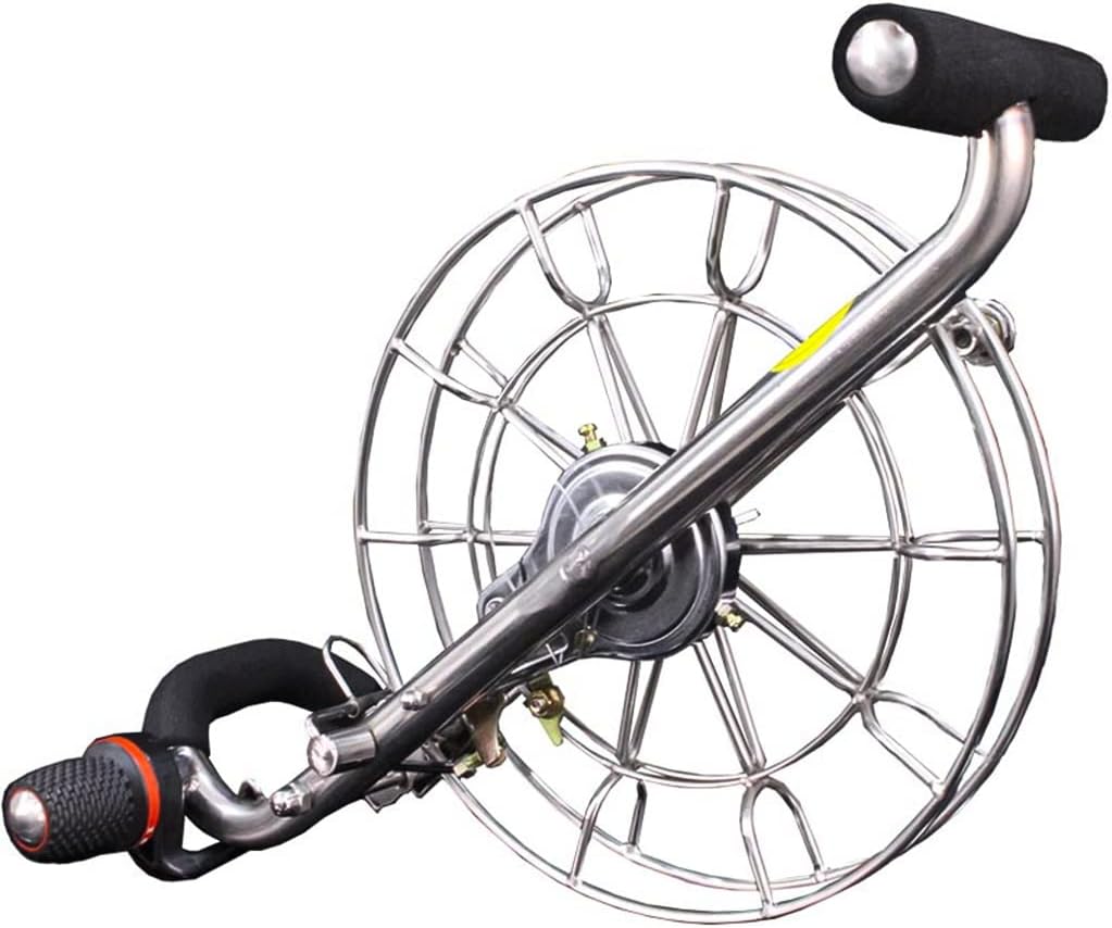Kite Reel Winder, Kite Spool, Outdoor Stainless Steel Kite Wheel, Silent Brake Anti-Reverse Wheel,Kite Flying Accessories