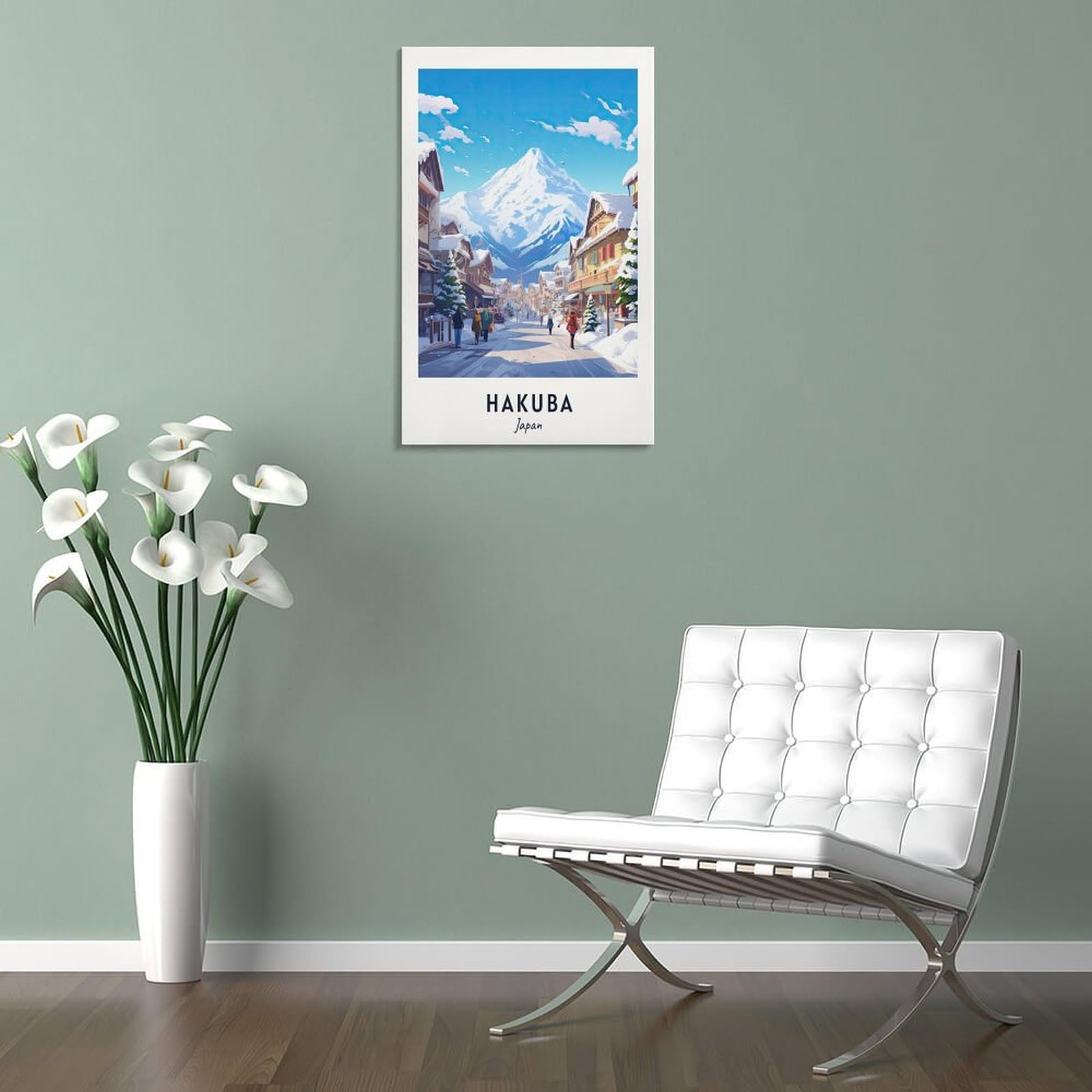 Amazon.com: Hakuba Travel Print,Ski Poster, Japan Ski Poster