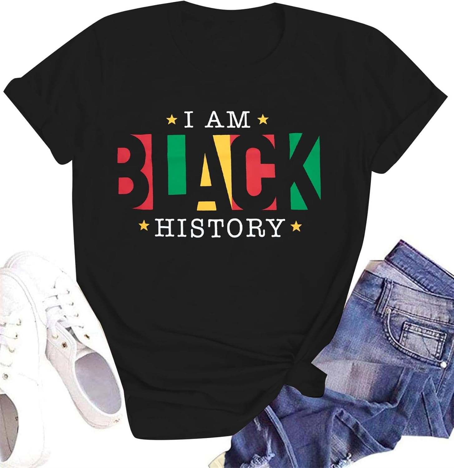 Black History Black Women History Month T-Shirt African American Tee 1865 T Shirt Causal Short Sleeve Tops