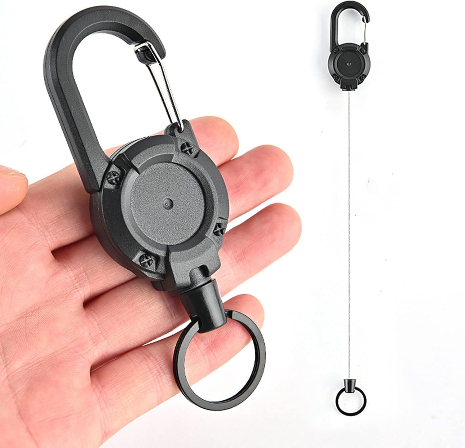 Retractable ID Badge Holder - Retractable ID Badge Holder With
