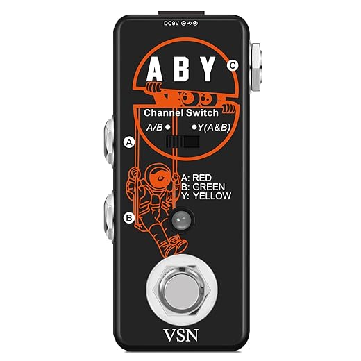 VSN Guitar Delay Pedal Time Maker 11 Types of Ultimate Delay Pedals Bass Guitar Effect Pedal with Tap Tempo True Bypass