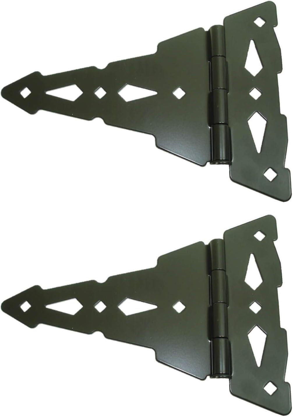 8" Western Style T-Hinges for Wood Gates - Fence Strap Hardware Kit (Case of 10)