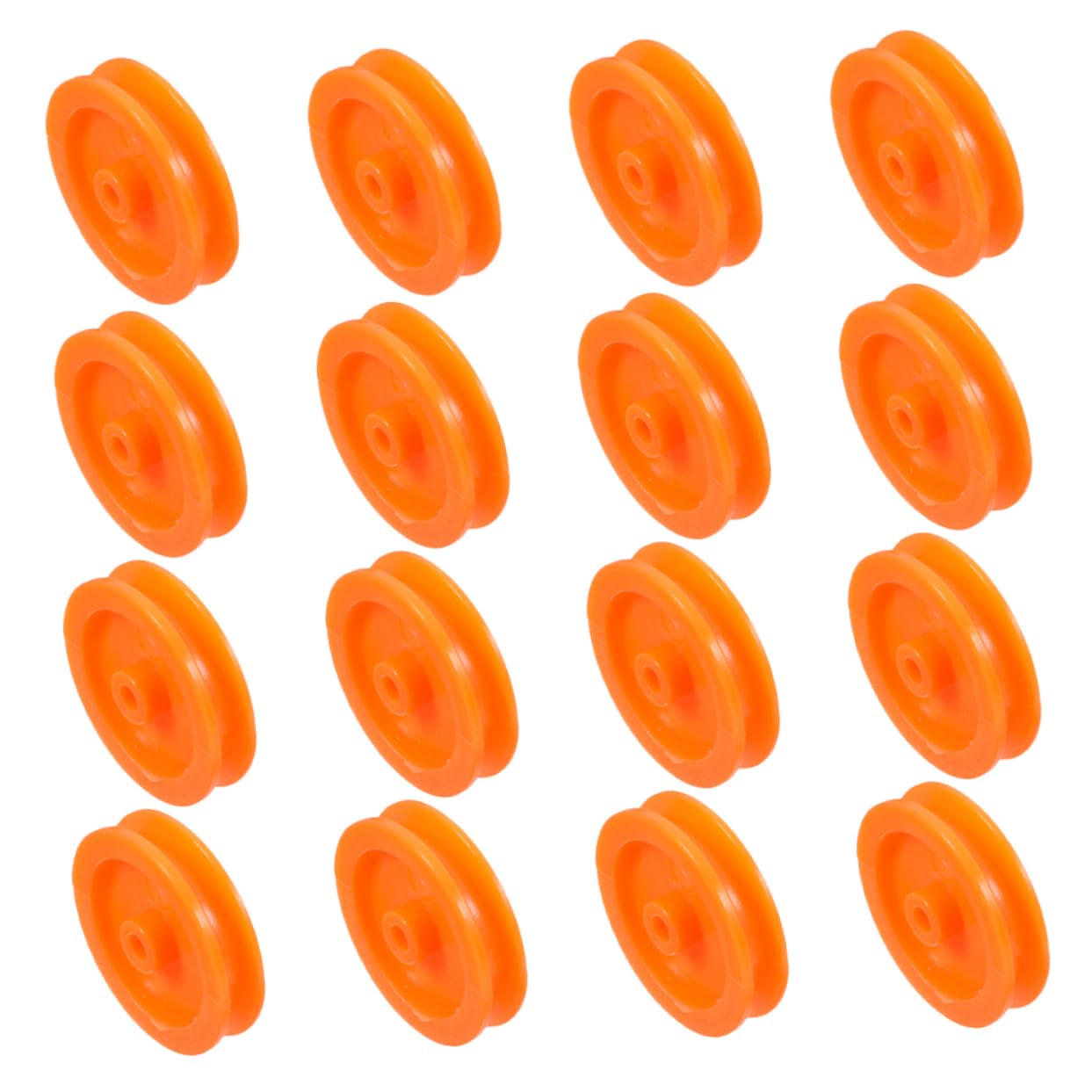 BUGUUYO Smooth Sliding Plastic Pulley Wheel 50pcs Set Diy Parts for Rc Cars Toys Modification