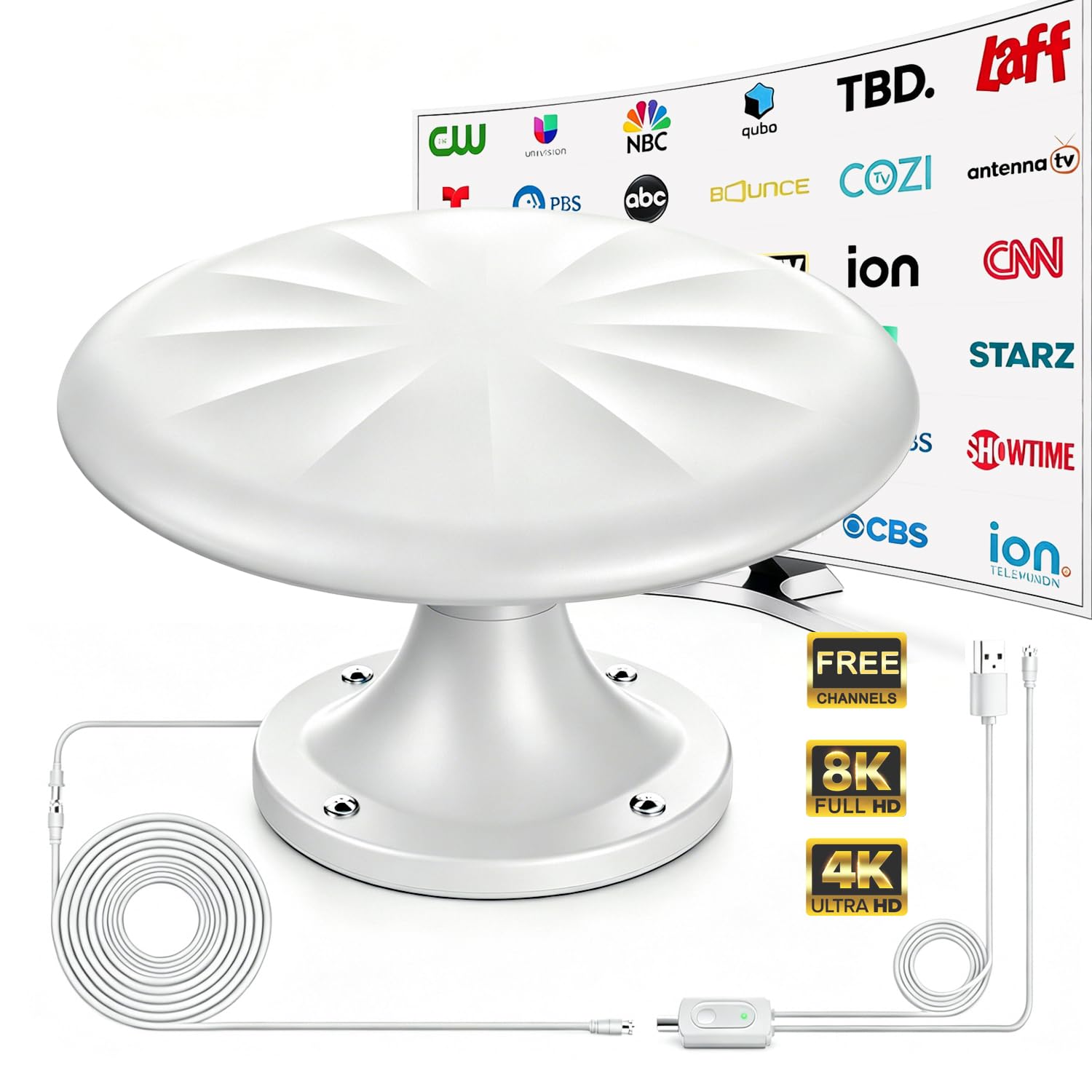 GZMJRD RV TV Antenna Roof Mounted