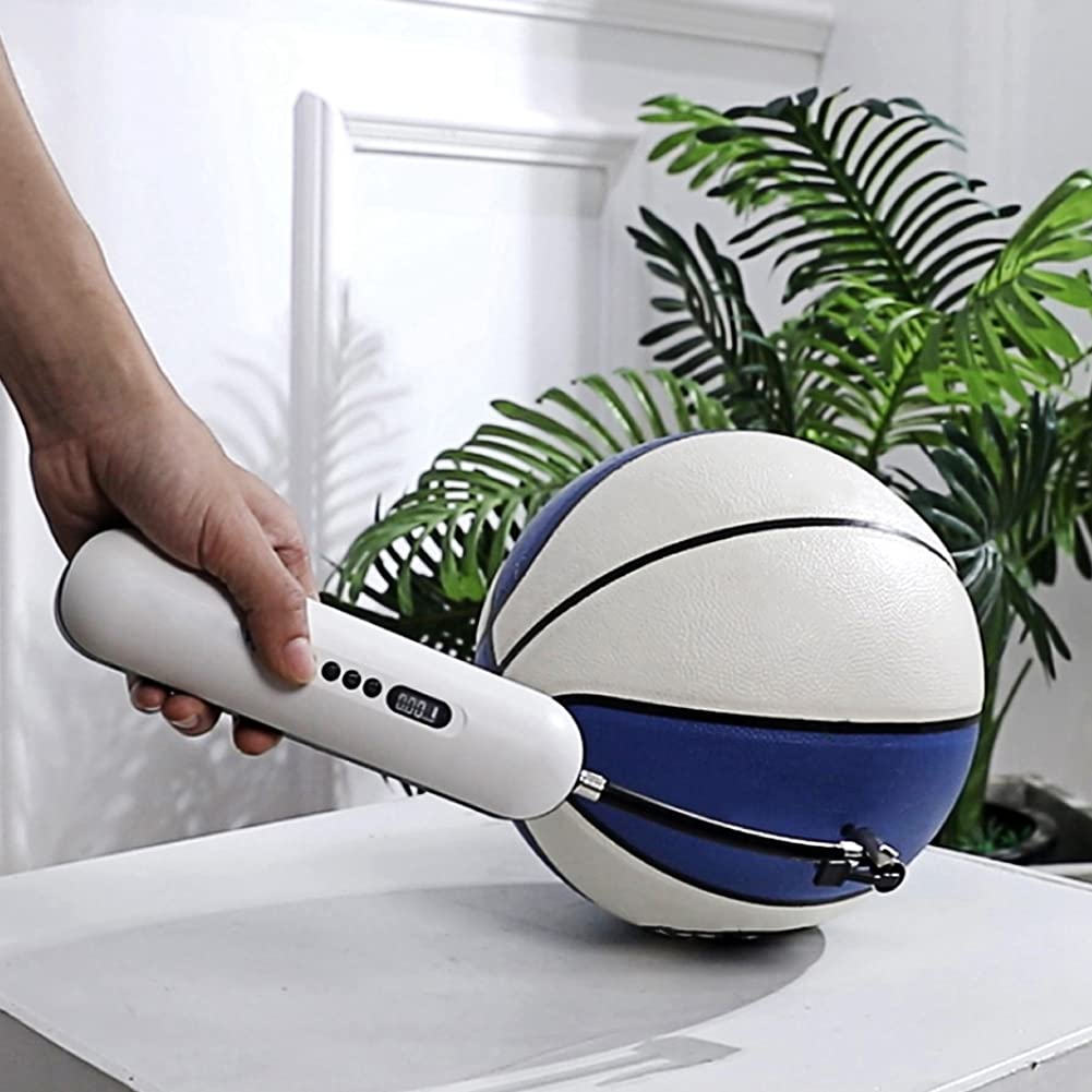 Gonfiatore Pneumatici Portatile, Mini Compressore e Pompa Aria Elettrica 12V con Ricarica USB, per Gonfiaggio di Pneumatici Auto, Moto, Biciclette e Palloni durante i Viaggi