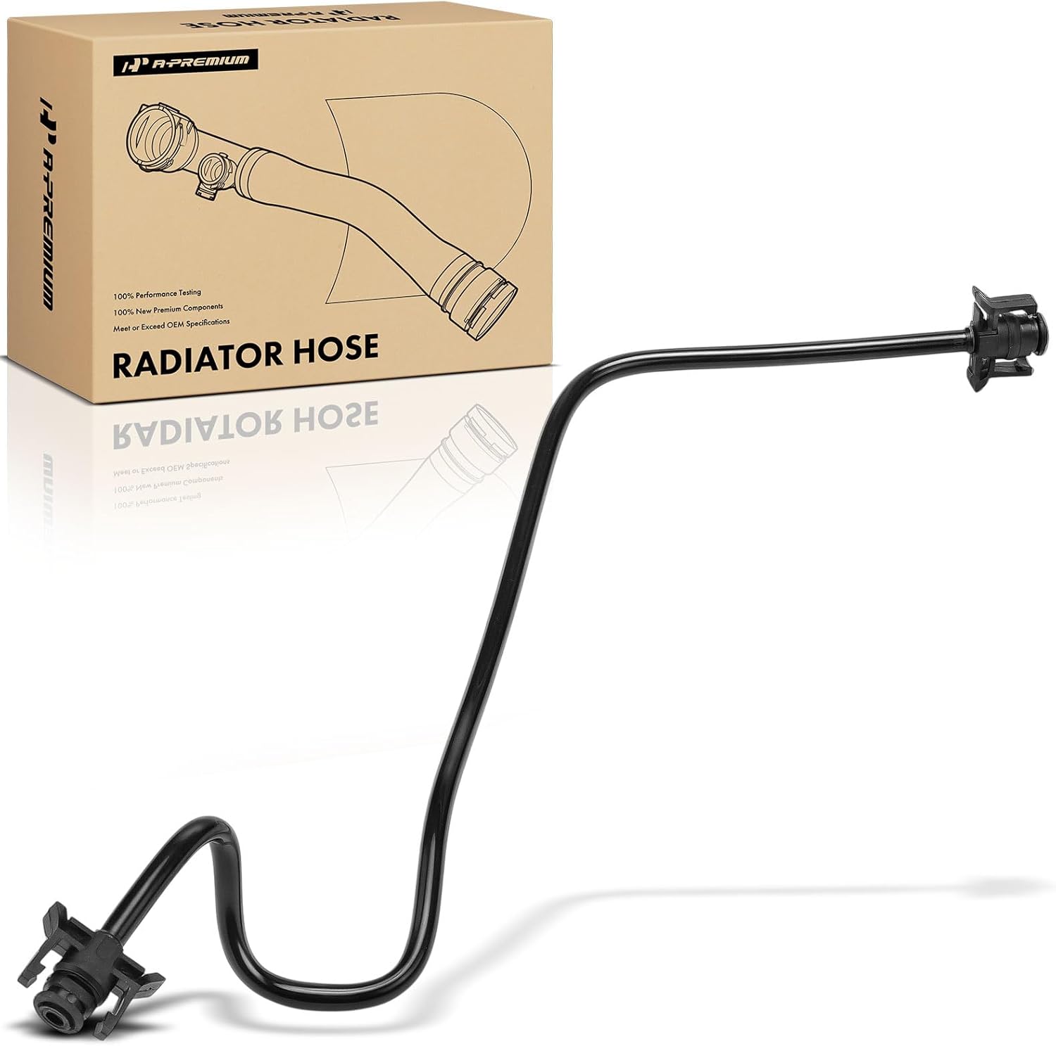 A-Premium Engine To Expansion Tank Radiator Coolant Hose Compatible with Land Rover LR2 2008 2009 2010 2011 2012
