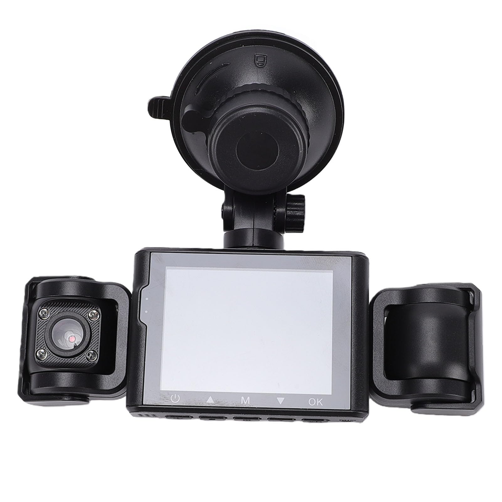 Matybobe Dash Cam 4 1080P, Copertura 360 Gradi per Monitoraggio Completo