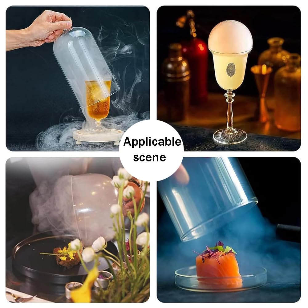 Kit per affumicatore portatile per cocktail, facile da usare, per interni ed esterni, accessorio per alimenti, regalo per bevande/cocktail/bar/cucina, con cavo USB, facile da trasportare