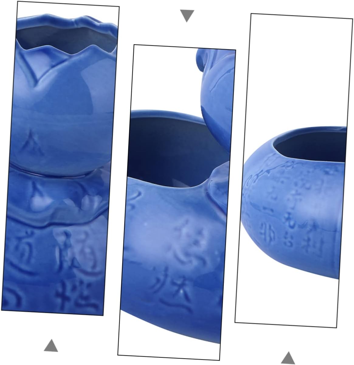 BESPORTBLE 1pc Cat Drinking Fountain Silent Pump Capacity USB Circulating Water Feeder for Cats and Small Dogs Easy to Clean Ceramic Design Blue for Pet Hydration