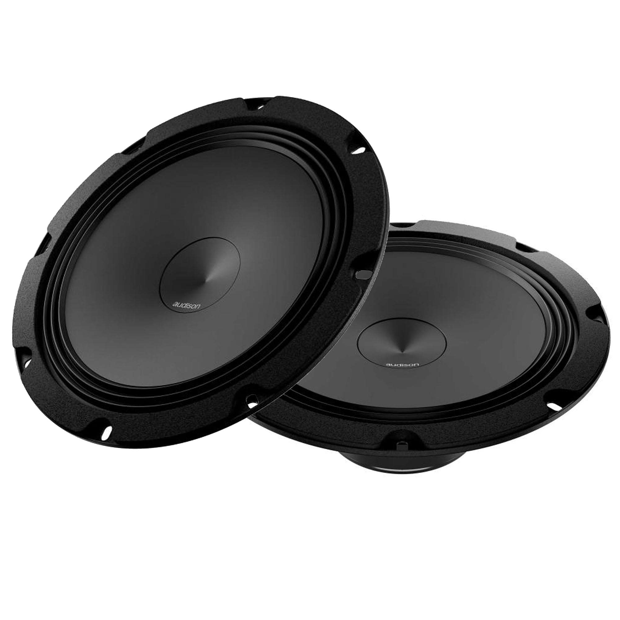 Audison AP 8 - Pair of woofers 200 mm, 100 W RMS, Treated Cellulose Cone, 4 Ohm, Grills Included, for Hi-Fi OEM installations