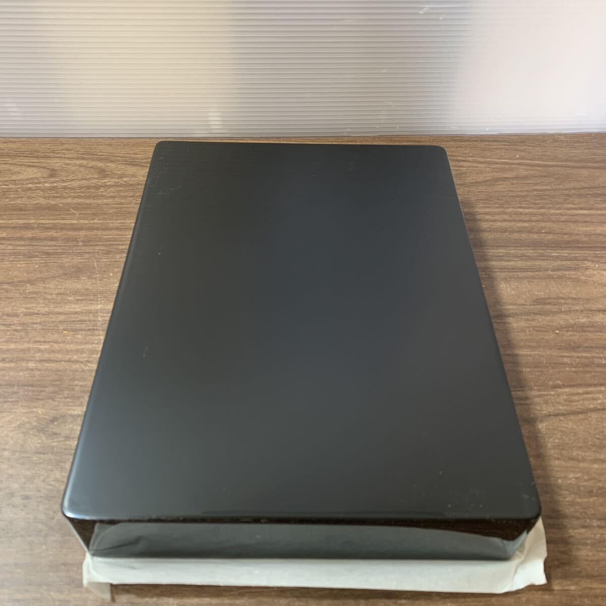 輪島塗 漆器 文箱 輪島塗 文箱(文庫) -蘭の沈金仕上げ- [内外面とも黒色]｜輪島市