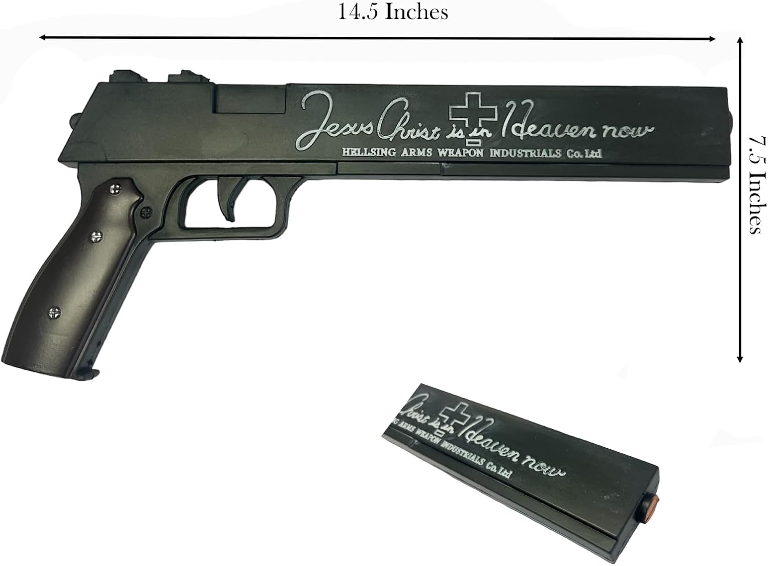 Hellsing ARMS Alucard 454 Casull Jackal Auto Prop Replica for Role Playing Cosplay Costume Halloween Xmas Gift (Jackal)