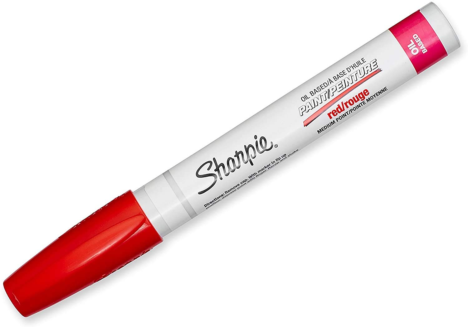 Sharpie OilBased Paint Marker, Medium Point, Red Ink, Pack of 3 Buy