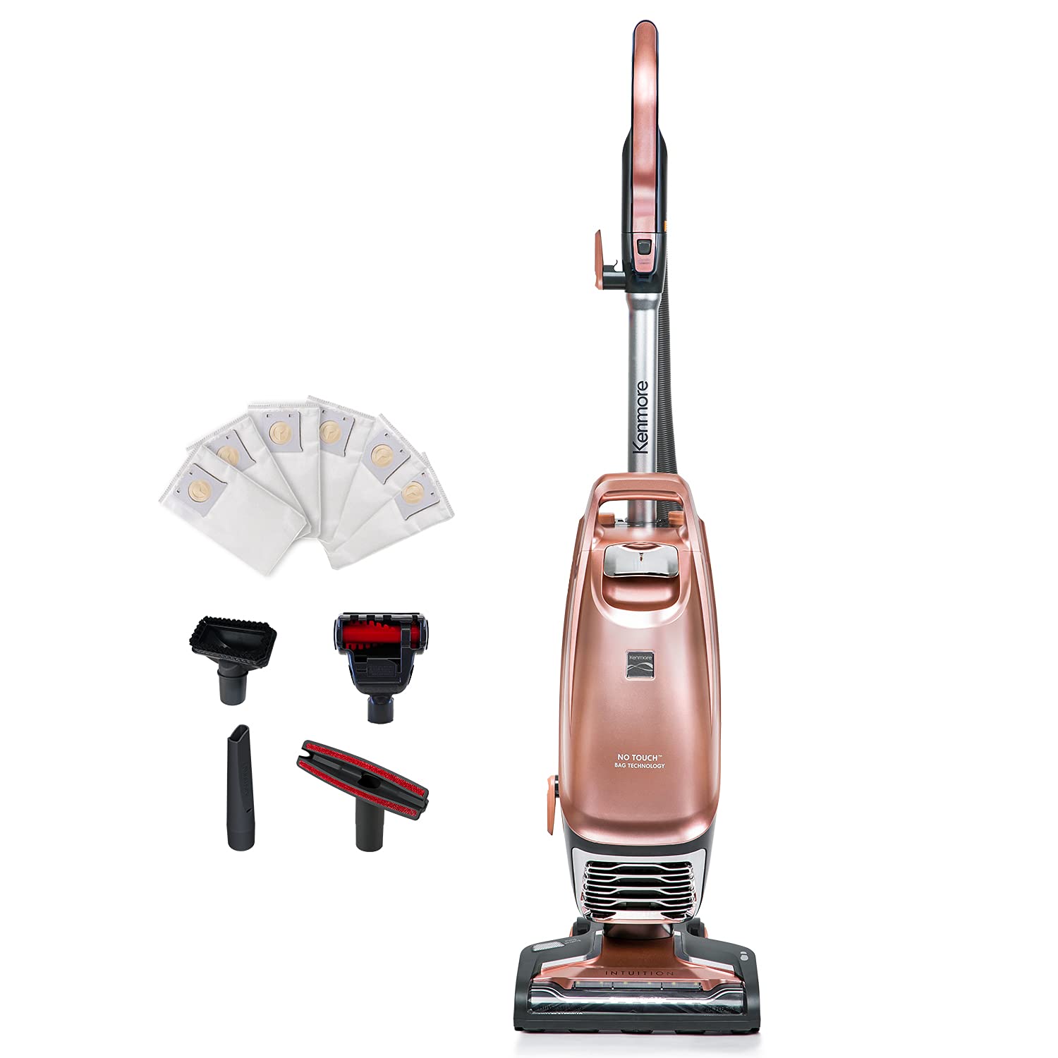 Kenmore BU4050 Intuition Bagged Upright Vacuum liftup Cleaner with Hair Eliminator brushroll pet Handi-Mate for Carpet Hard Floor