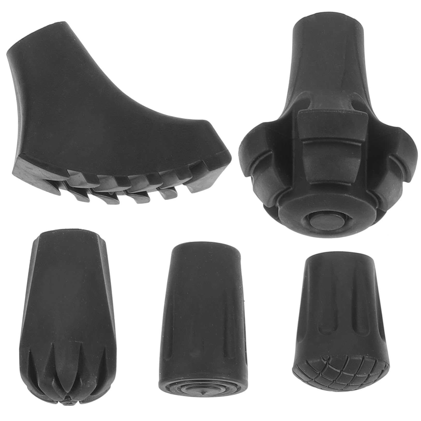 SUPVOX Coussinets De Bâtons De Marche Accessoires De Béquilles Canne Pliable Trekking Accessoires Accessoire De Trekking Conseils De Canne Couvre-Pointes Épaissis