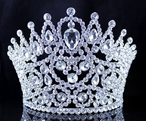 Sexy Beauty Queen Clear White Austrian Rhinestone Crystal Tiara Crown Hair Combs Jewelry Headpiece Pageant T2178 Silver Sexy Beauty Queen Clear White Austrian Rhinestone Crystal Tiara Crown Hair Combs Jewelry Headpiece Pageant T2178 Silver