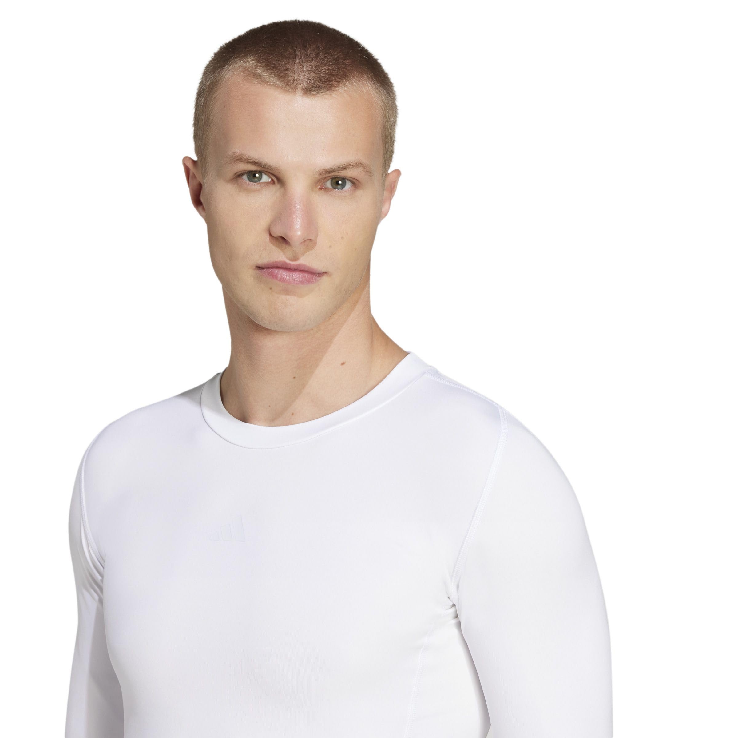 adidas Techfit Longsleeve T-Shirt Men T-Shirt (Manica Lunga) Uomo (Pacco da 1)