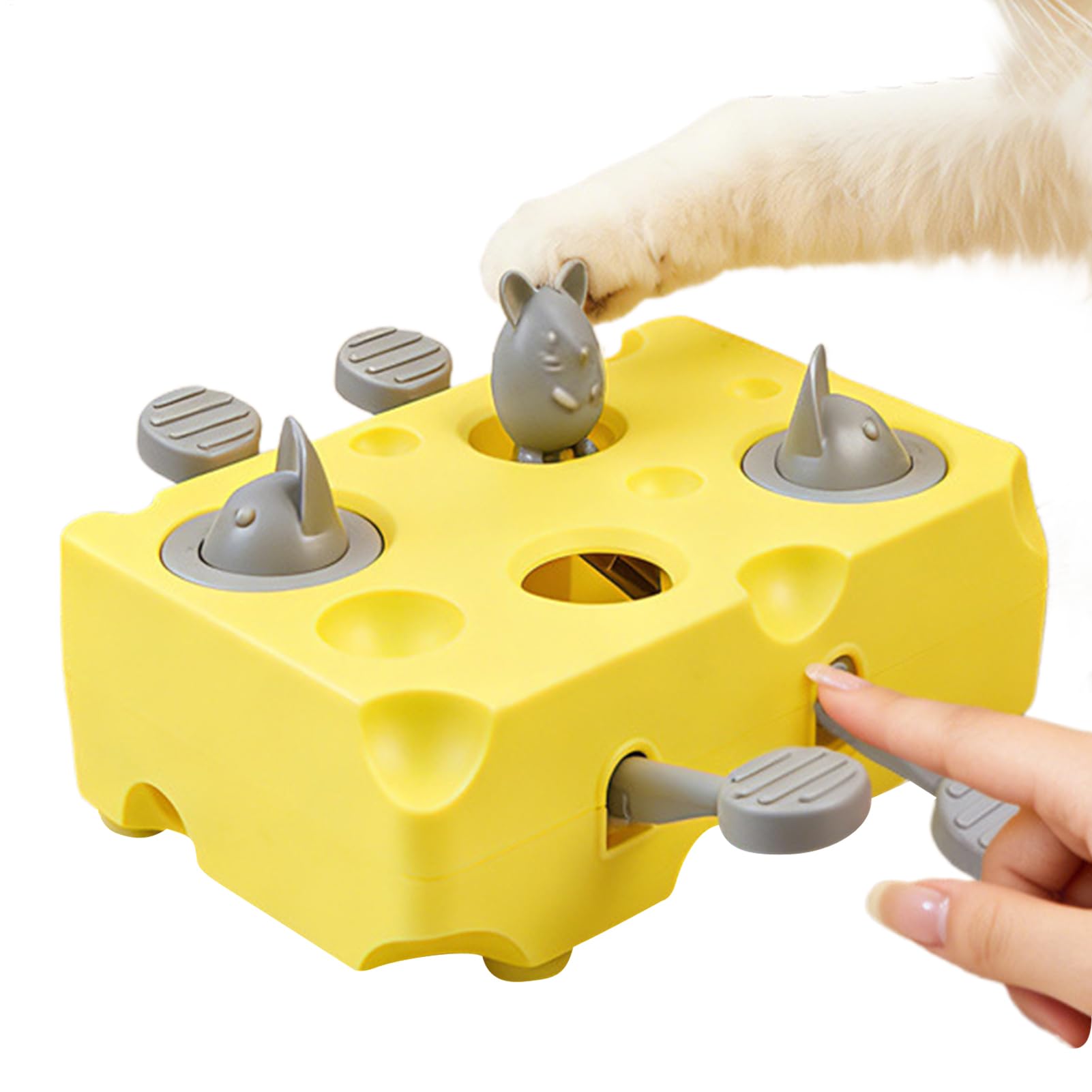 Interaktives Katzenspielzeug Käsemaus Nicht Rutsch Intelligenzspielzeug