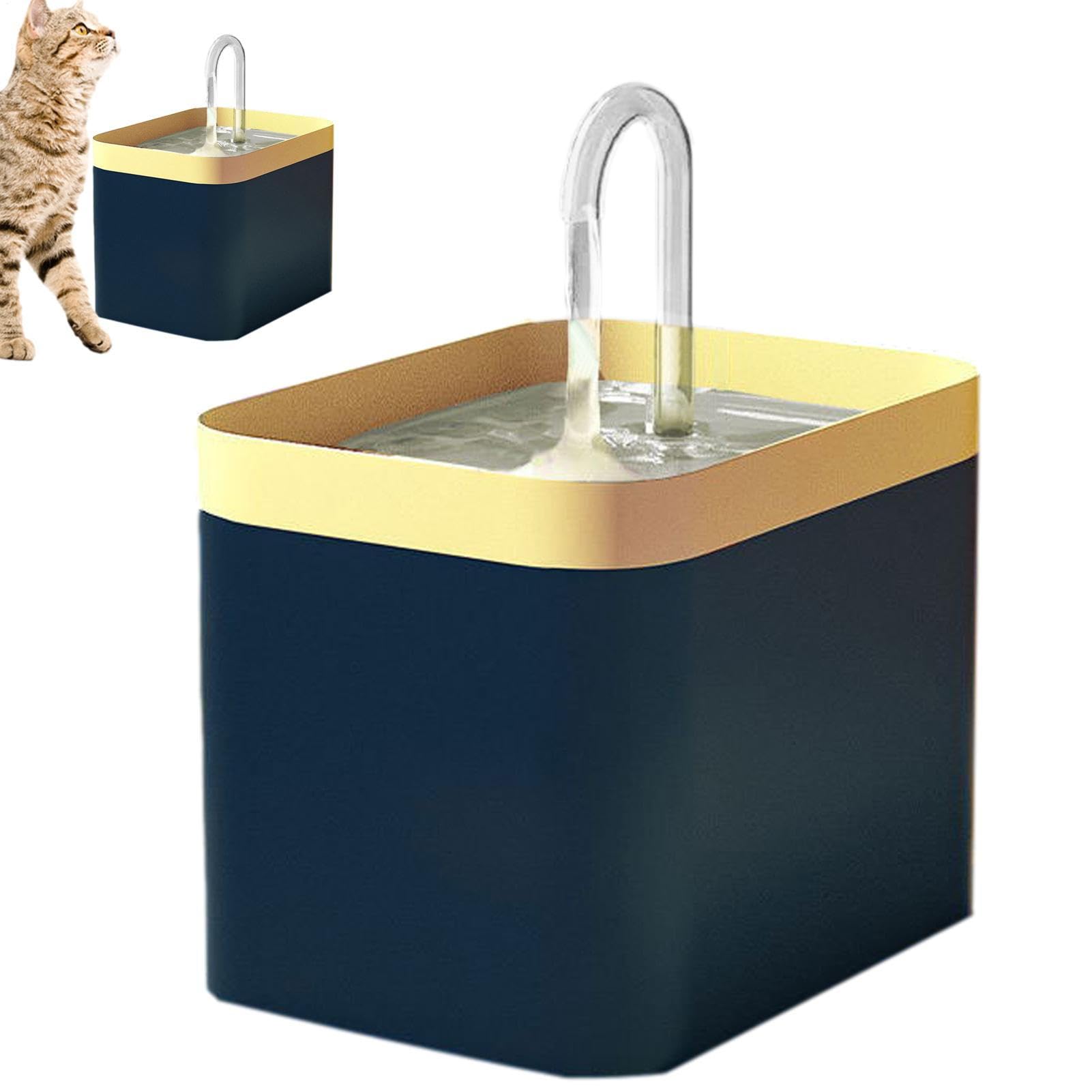Luckxing Cat Fountain Water Bowl - 1.5L Quiet Cat Drinking Fountains Automatic - Large Capacity Dog Water Dispenser with Filter for Cats, Dogs, and Multiple Pets
