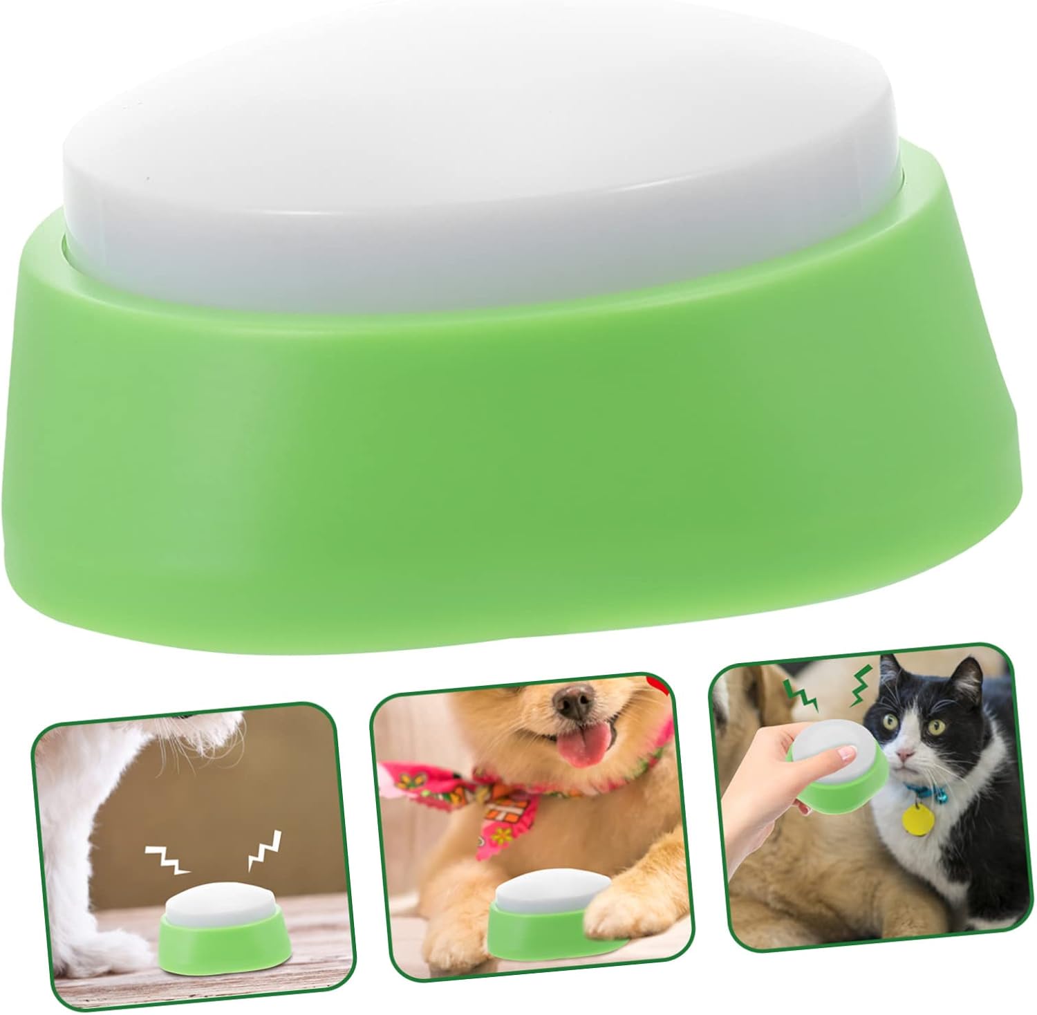 VANZACK Funny Dog Button for Pet Training Recording Communication Board for Puppies Dogs