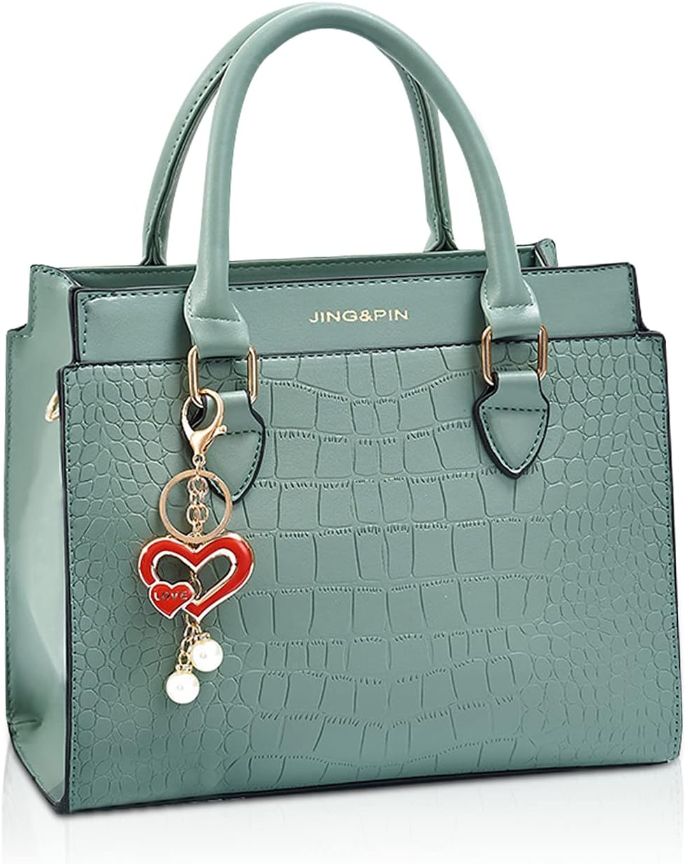 NICOLE & DORIS Women Handbag Designer Shoulder Bag Tote Bags Crocodile Pattern Crossbody Bag PU Leather Top Handle Bags