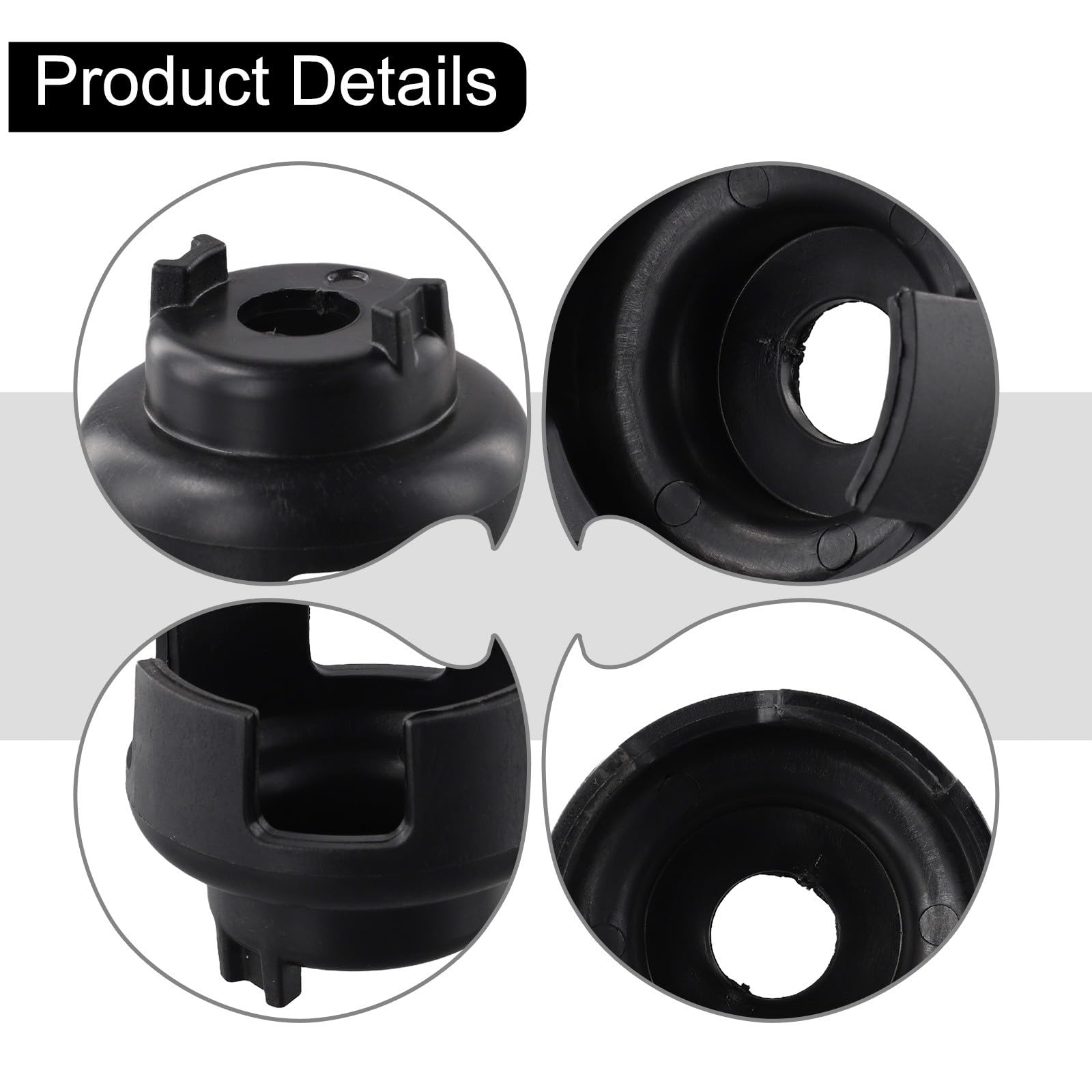 Schwungrad Cup Motor Rückstoßstarter 08P502-0002-H1 08P502-0003-H1 Rasenmäher, schwarz für Ersatzteil 593960